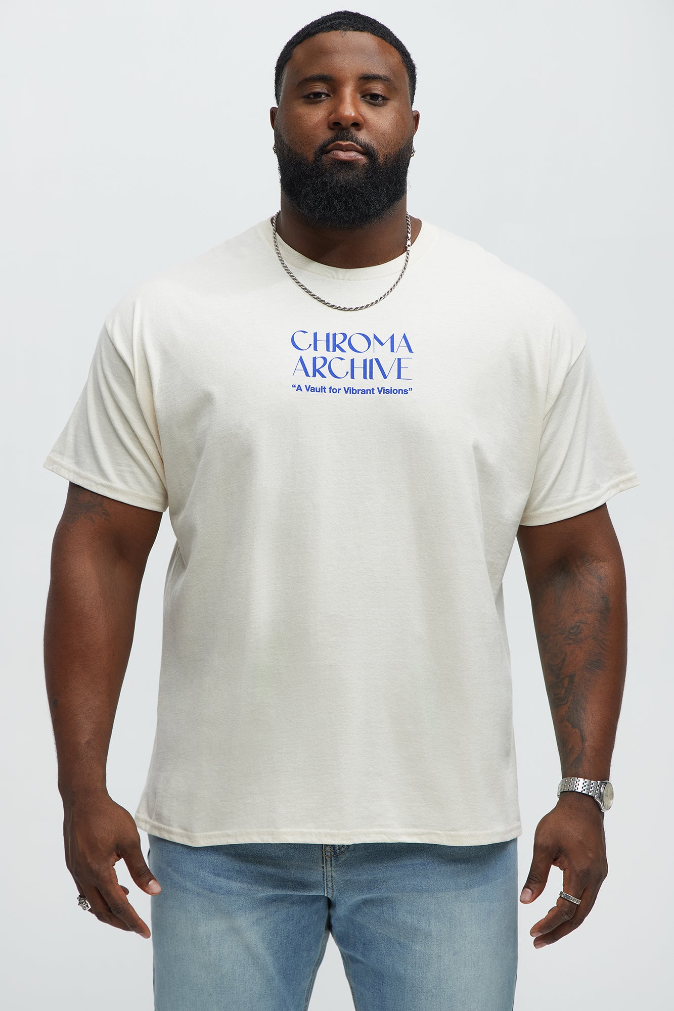 Chroma Archive Short Sleeve Tee - Natural - Image 5