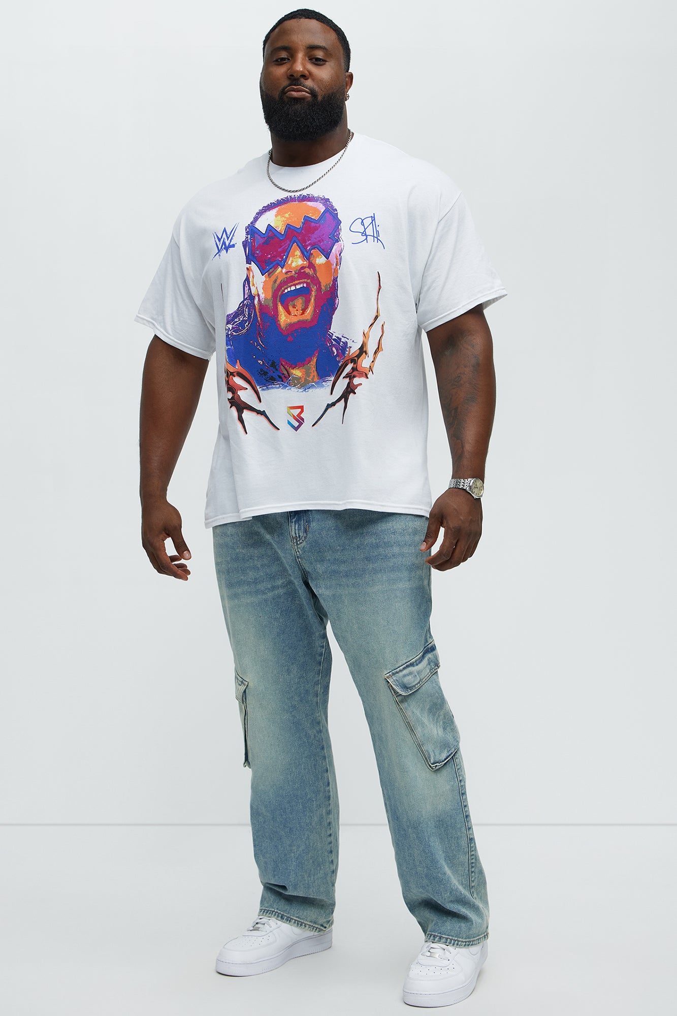 WWE Seth Freaking Rollins Short Sleeve Tee - White - Image 6