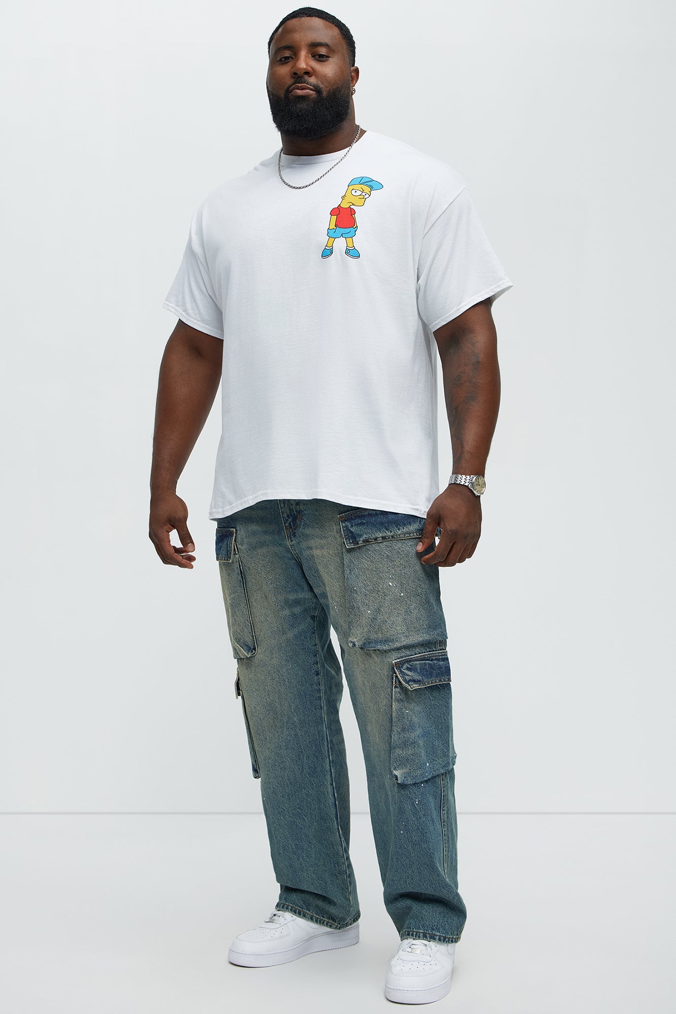 The Simpsons Bart Krusty Short Sleeve Tee - White - Image 6