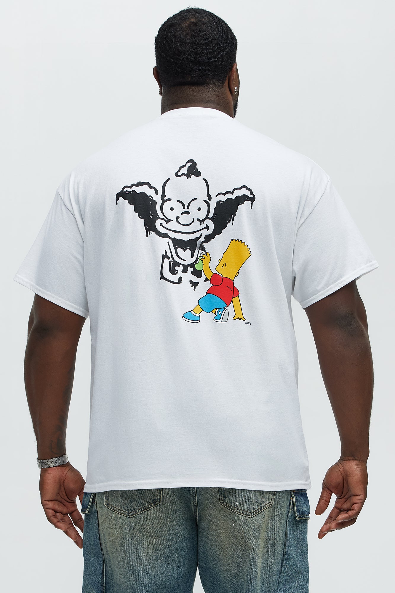 The Simpsons Bart Krusty Short Sleeve Tee - White - Image 8