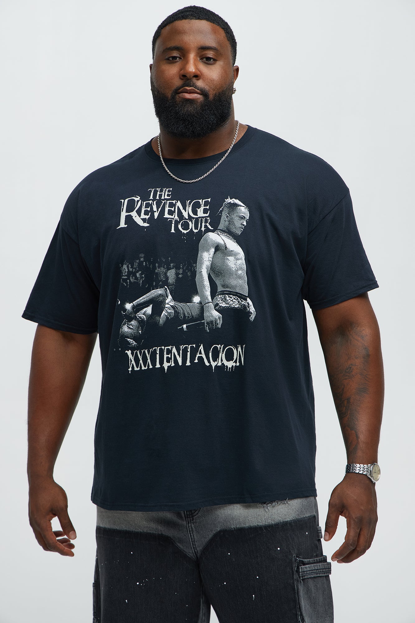 Xxxtentacion The Revenge Tour Short Sleeve Tee - Black - Image 5