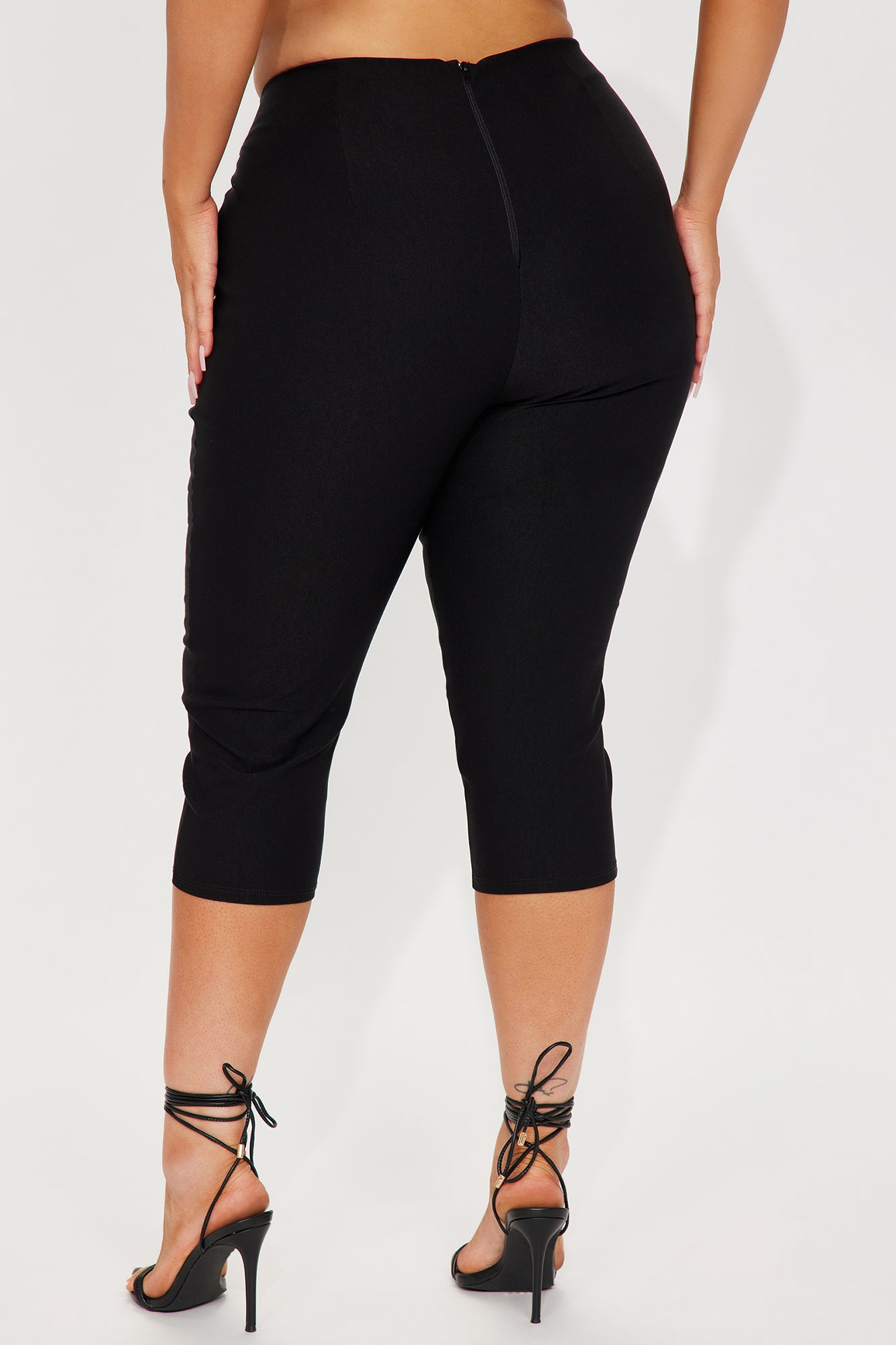 Just A Girl Capri Pant - Black - Image 7