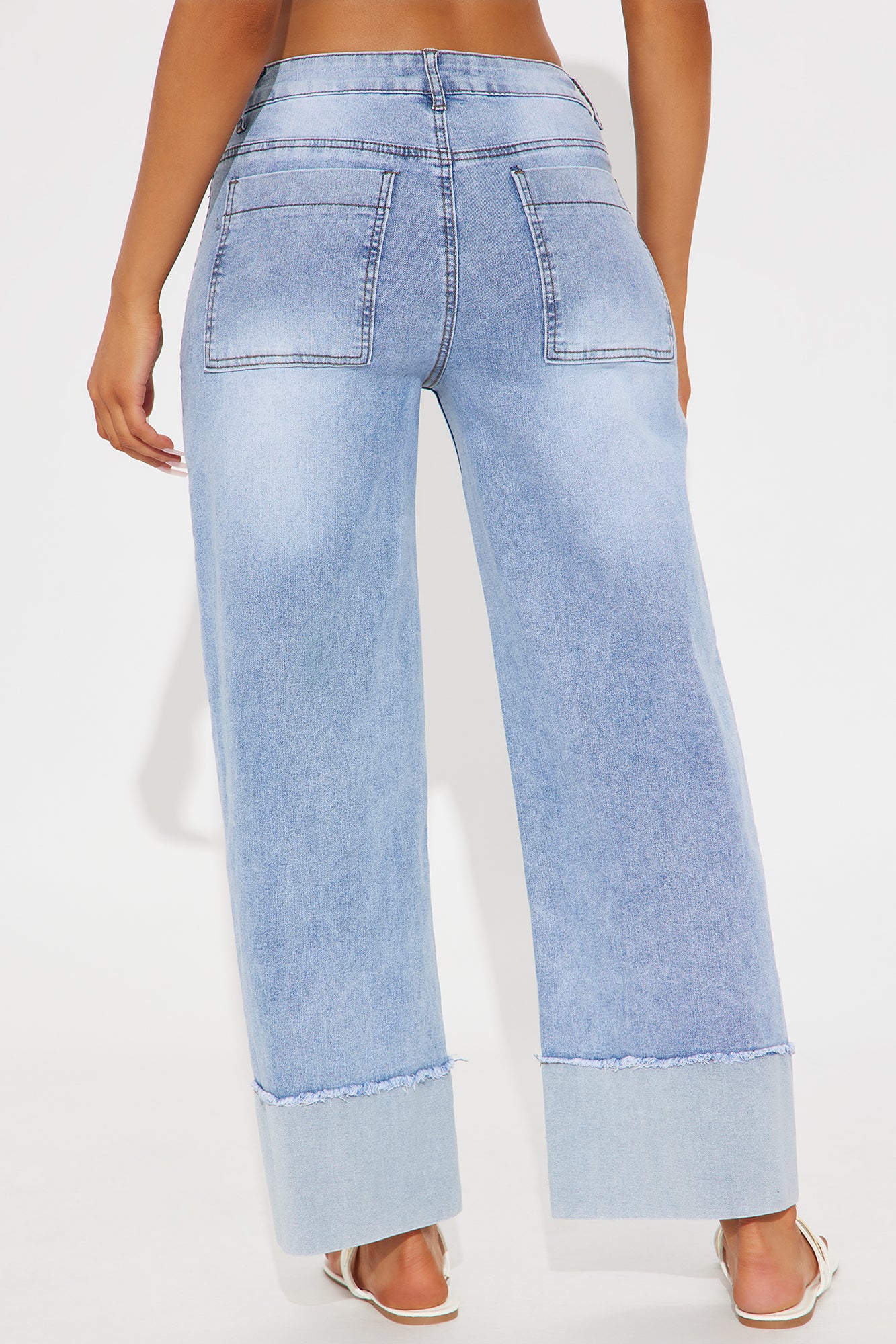 Cori Cuffed Stretch Straight Leg Jeans - Image 3
