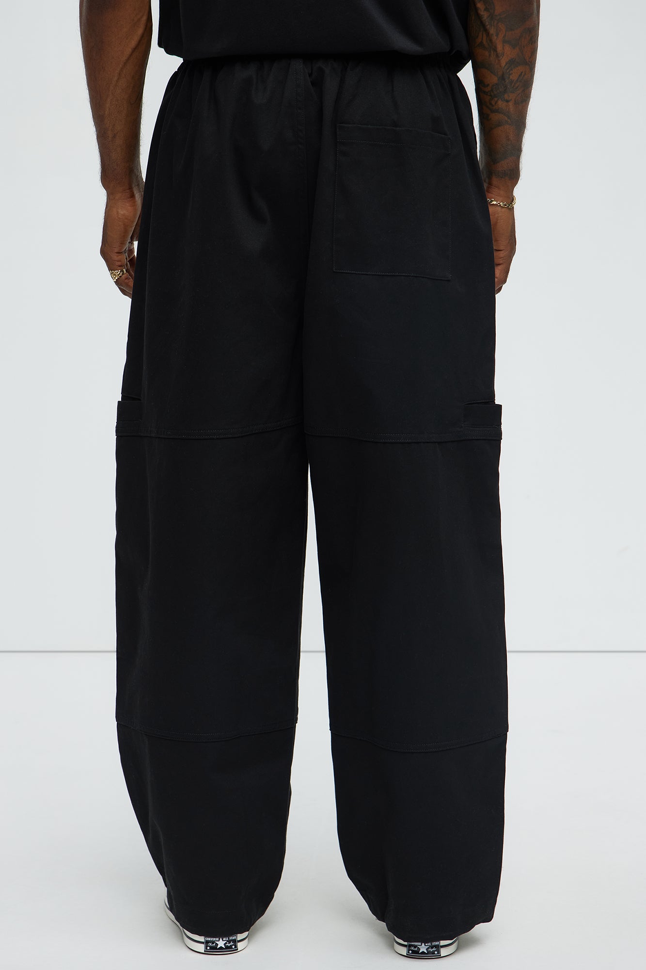 Baggy Damn Right Pants - Black - Image 4