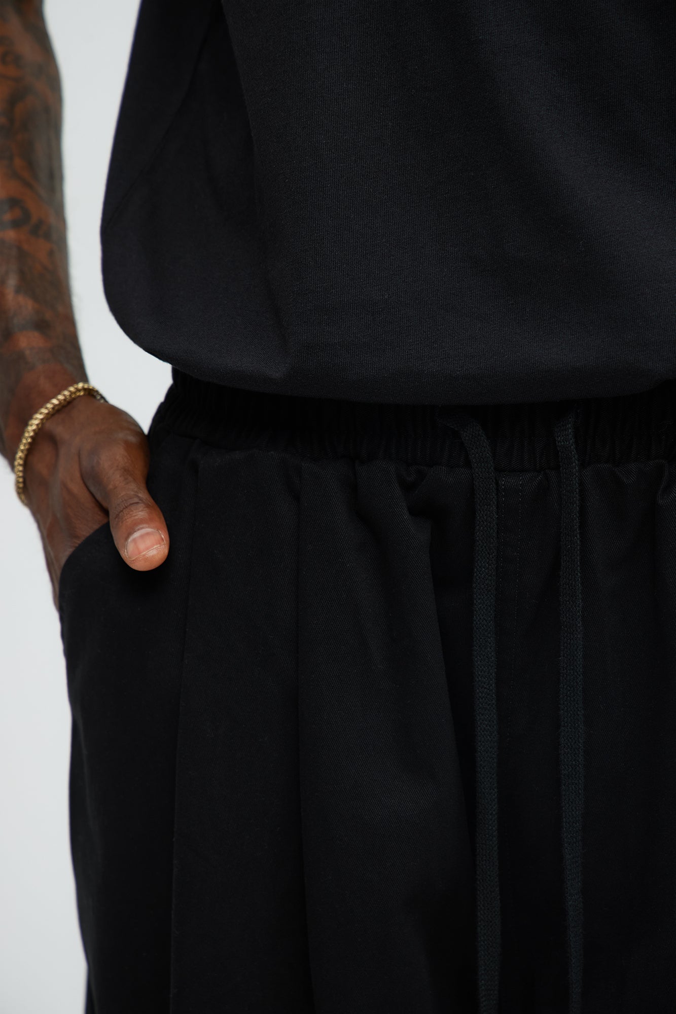 Baggy Damn Right Pants - Black - Image 3