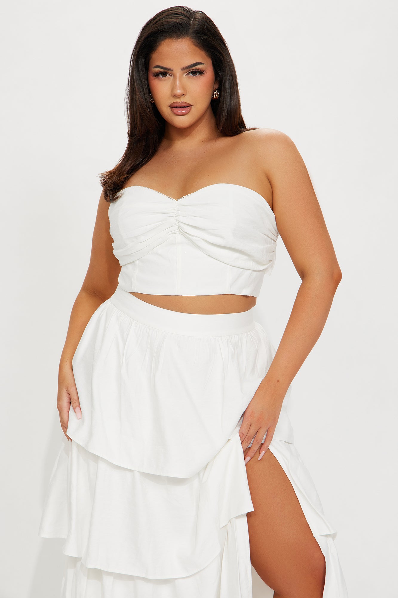 Head in The Clouds Skirt Set - White - Image 5
