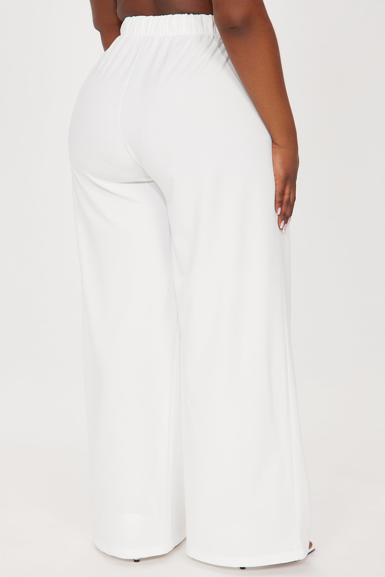 What Matters Most Wide Leg Trouser - White - Image 6