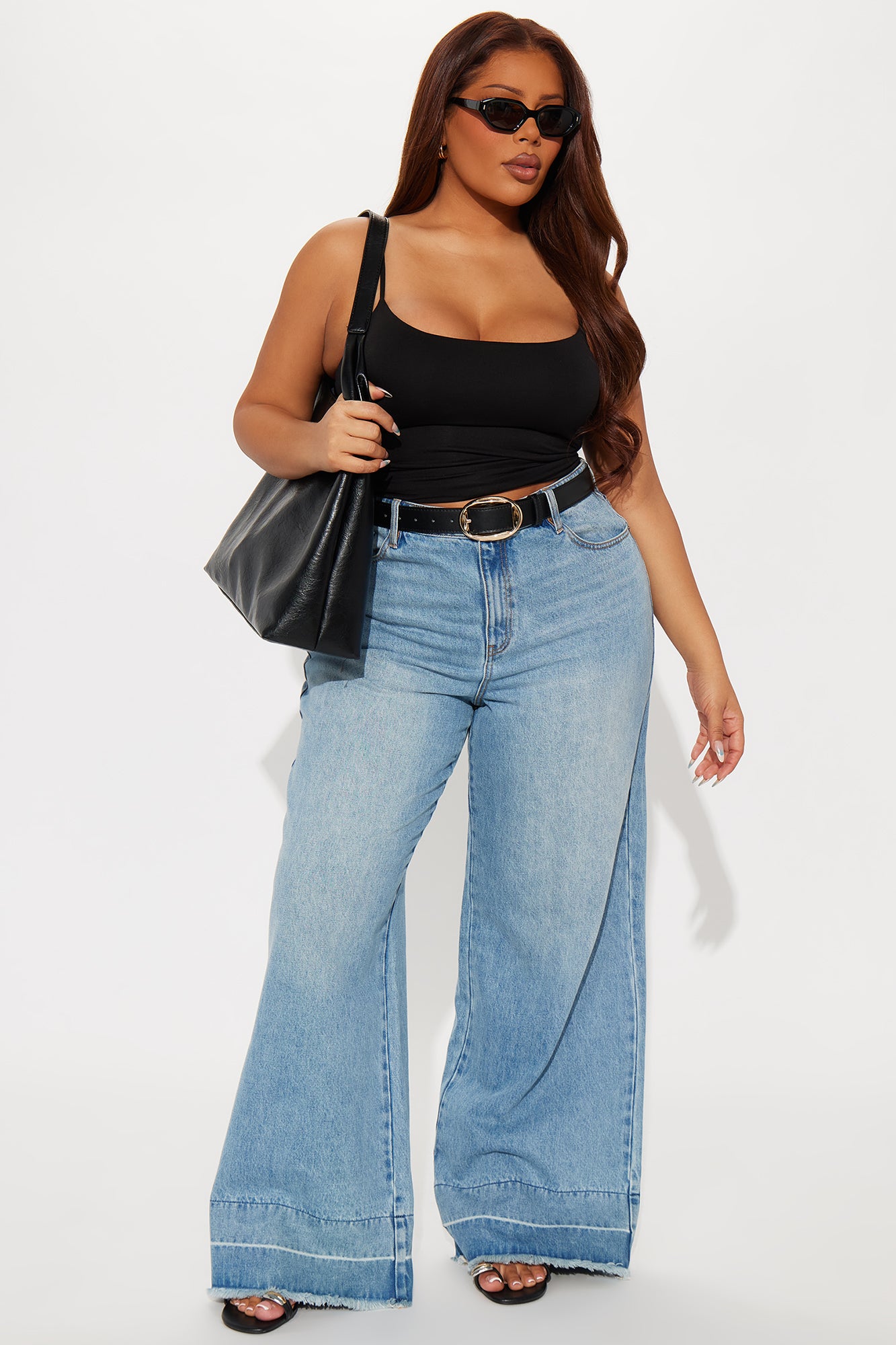 Kiana Double Lined Jersey Cami - Black - Image 5