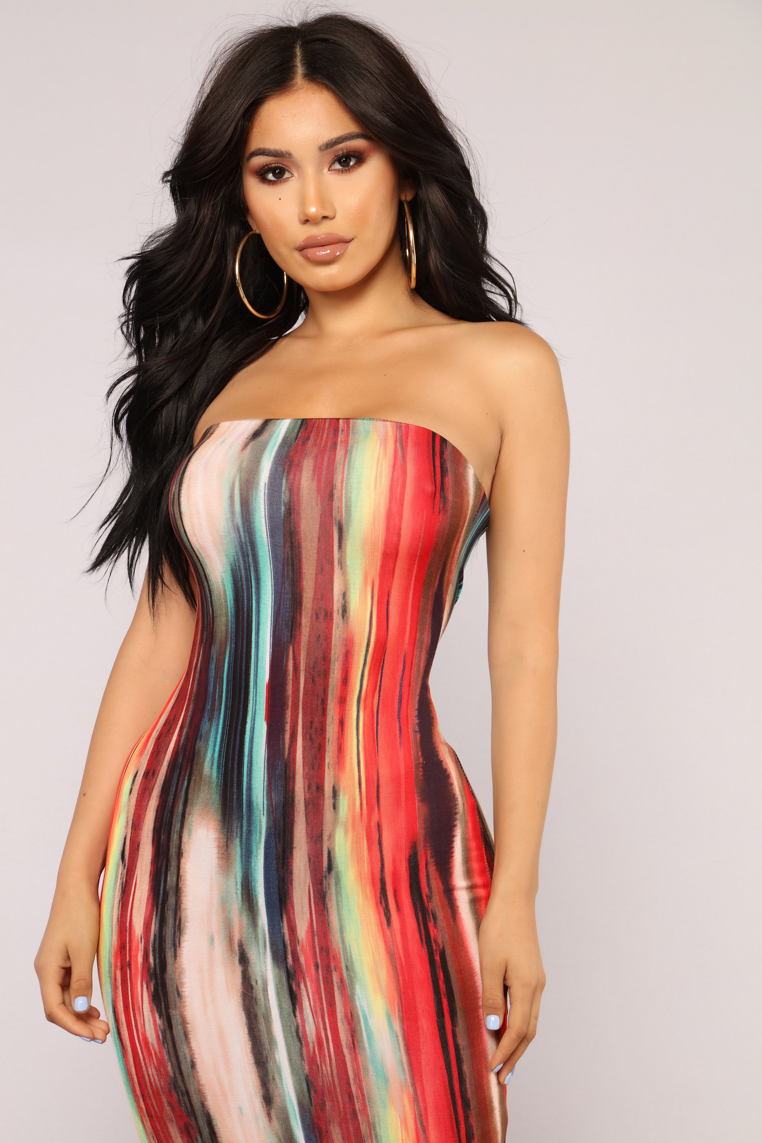 Work Of Art Dress - Red/Multi - Image 9