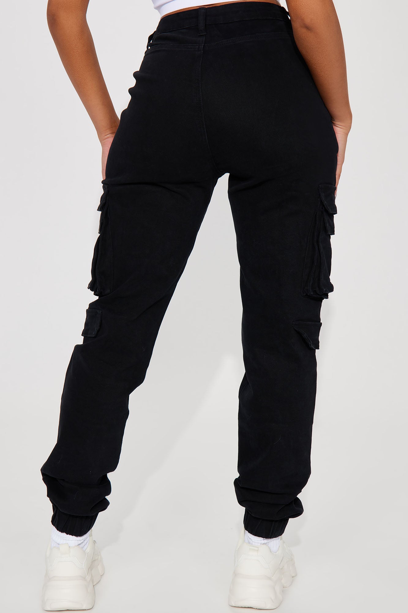 Tall Good Vibes Cargo Jogger - Black - Image 3