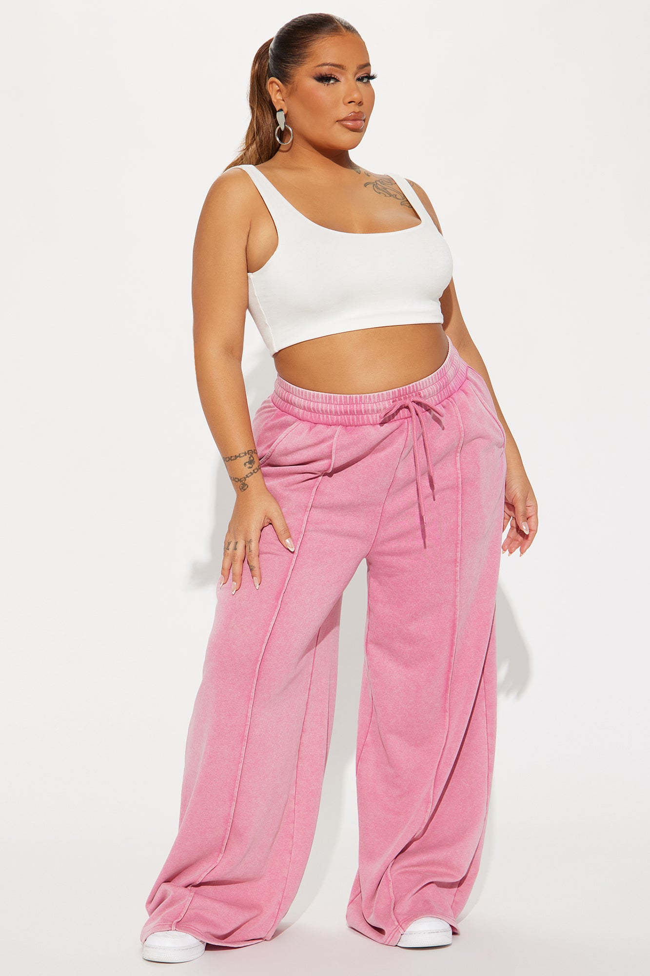 Pay No Attention Lounge Pant - Pink - Image 4