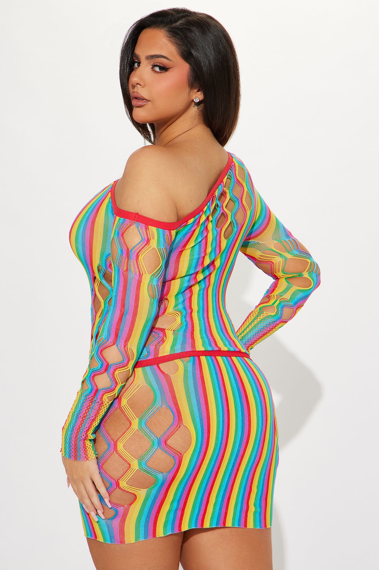 Ready For The Night Mini Skirt Set - Multi Color - Image 6