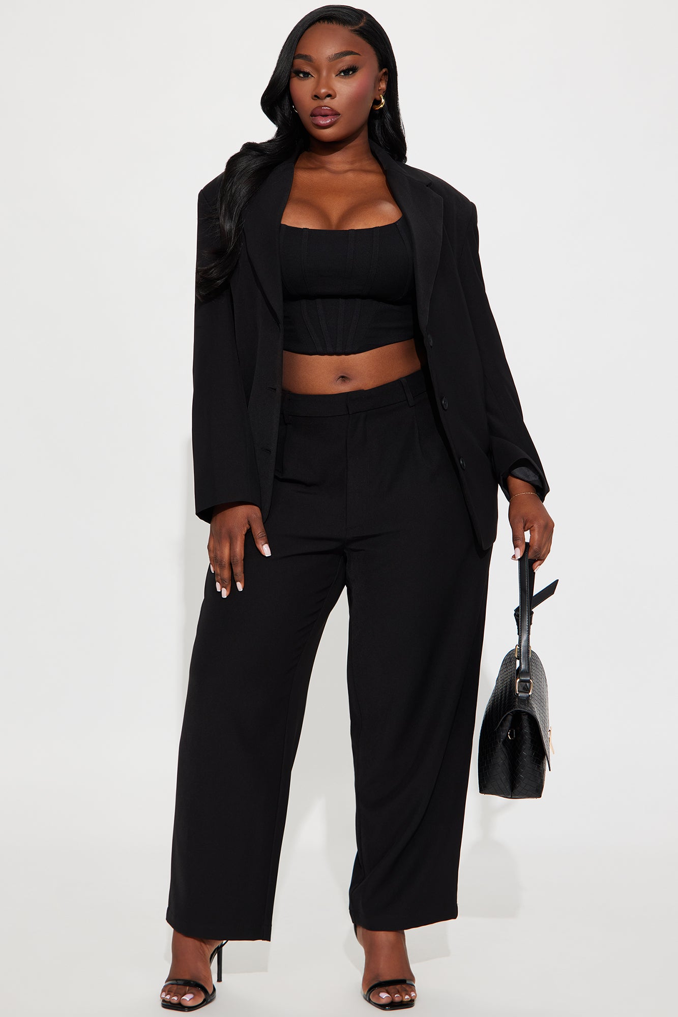 Said Something Oversized Blazer - Black - Image 6