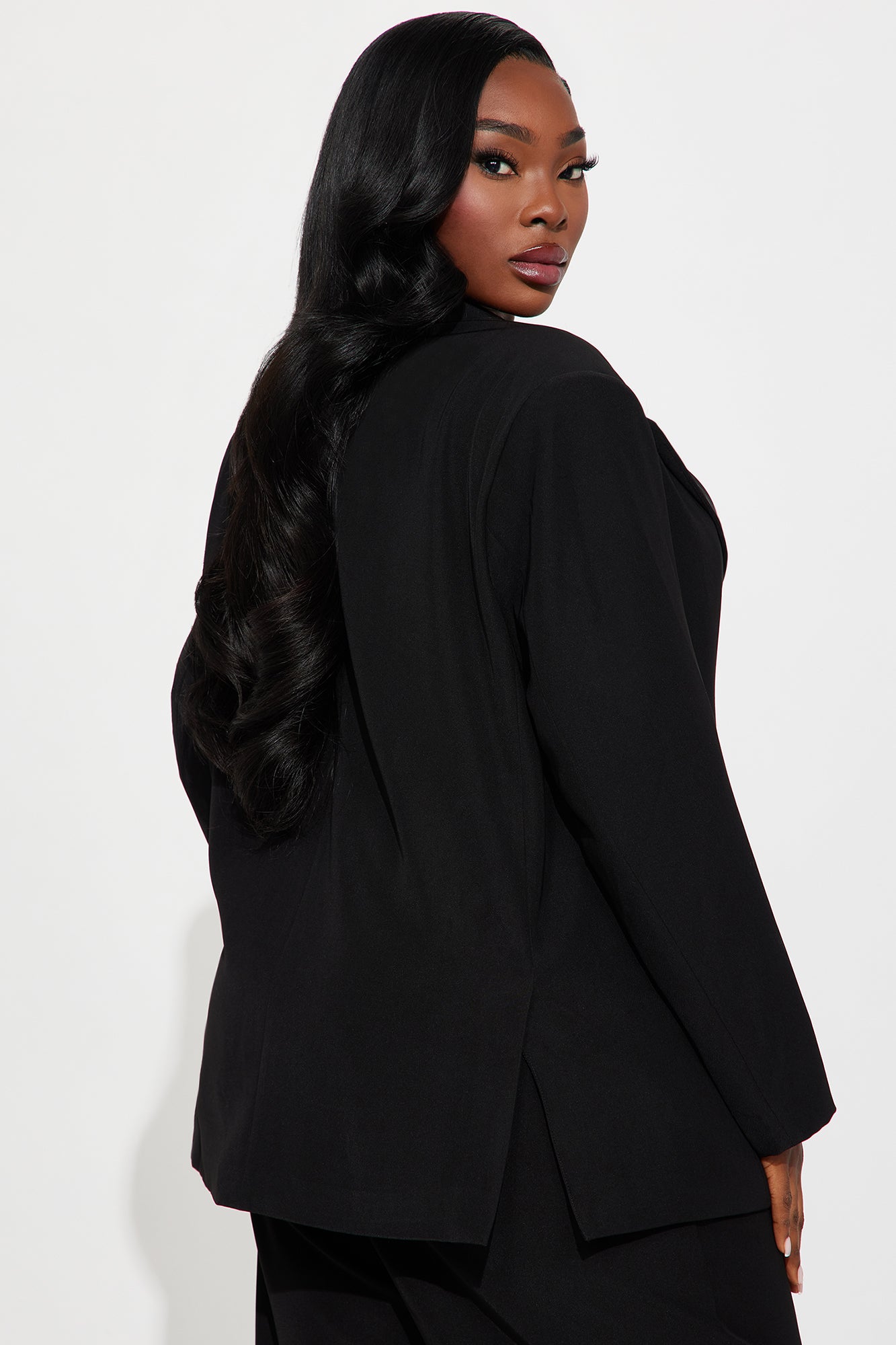 Said Something Oversized Blazer - Black - Image 8