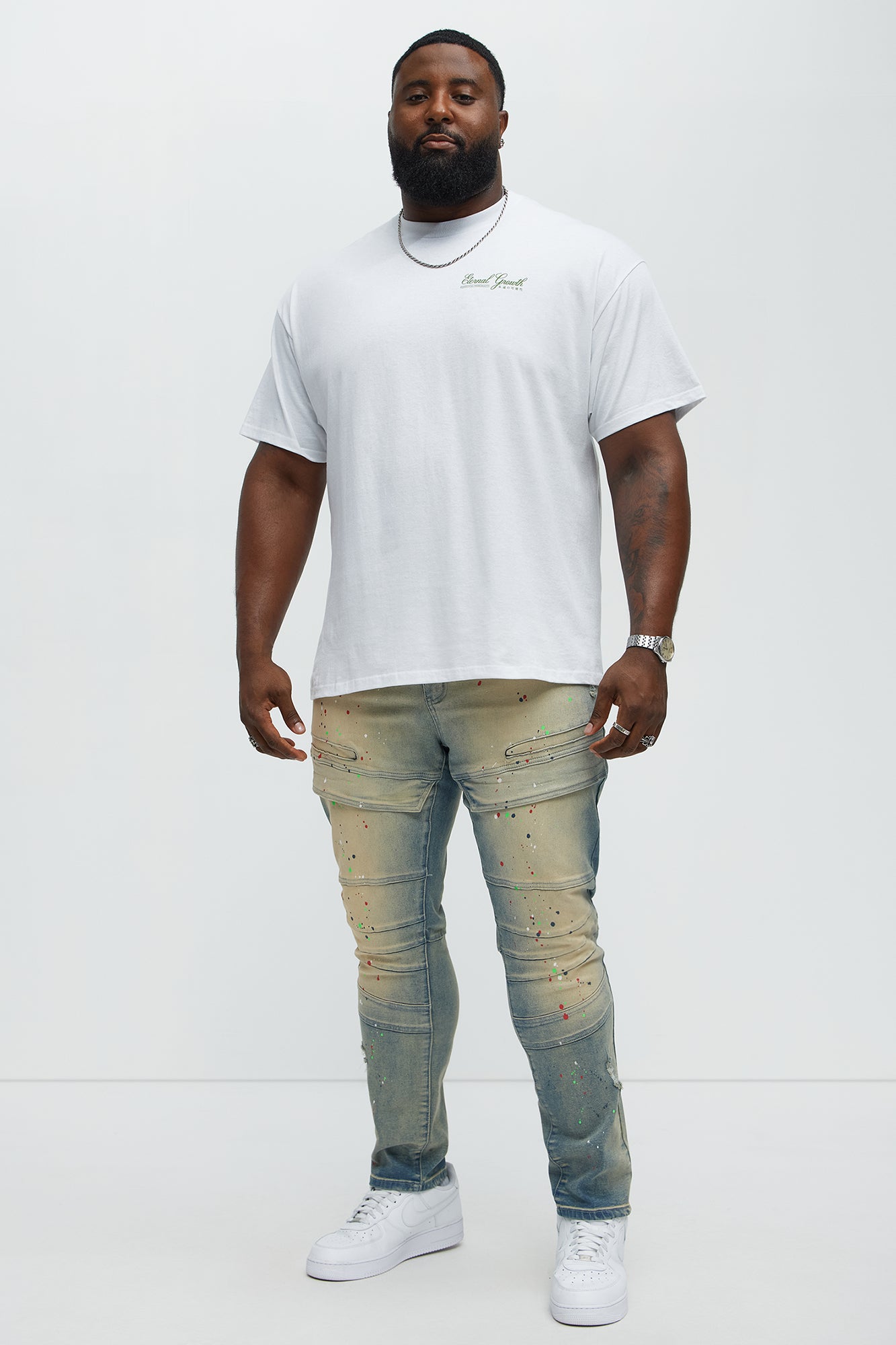 Eternal Growth Short Sleeve Tee - White - Image 6