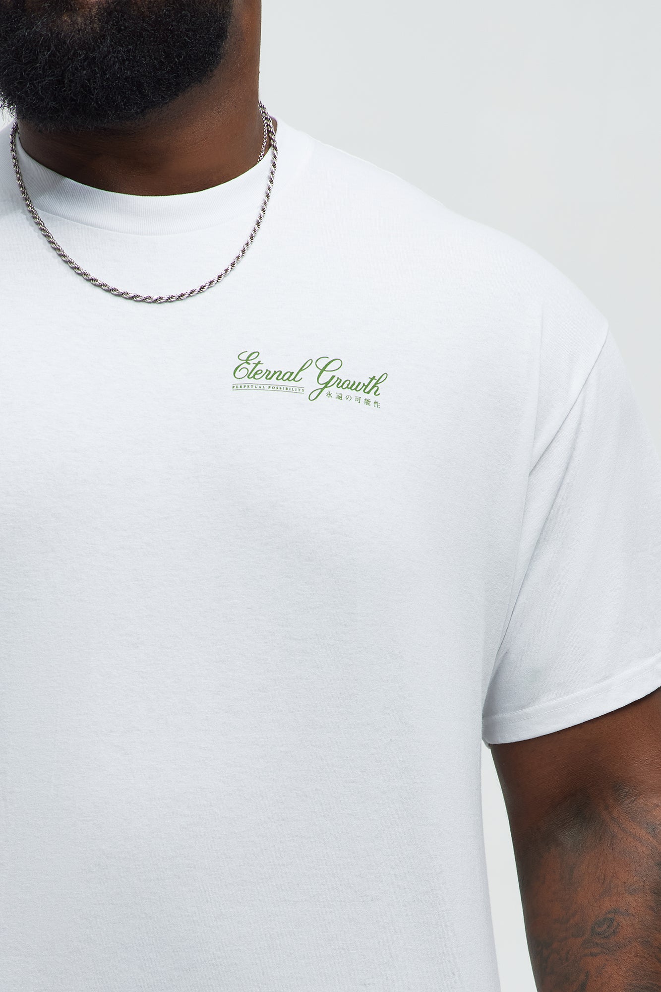 Eternal Growth Short Sleeve Tee - White - Image 7