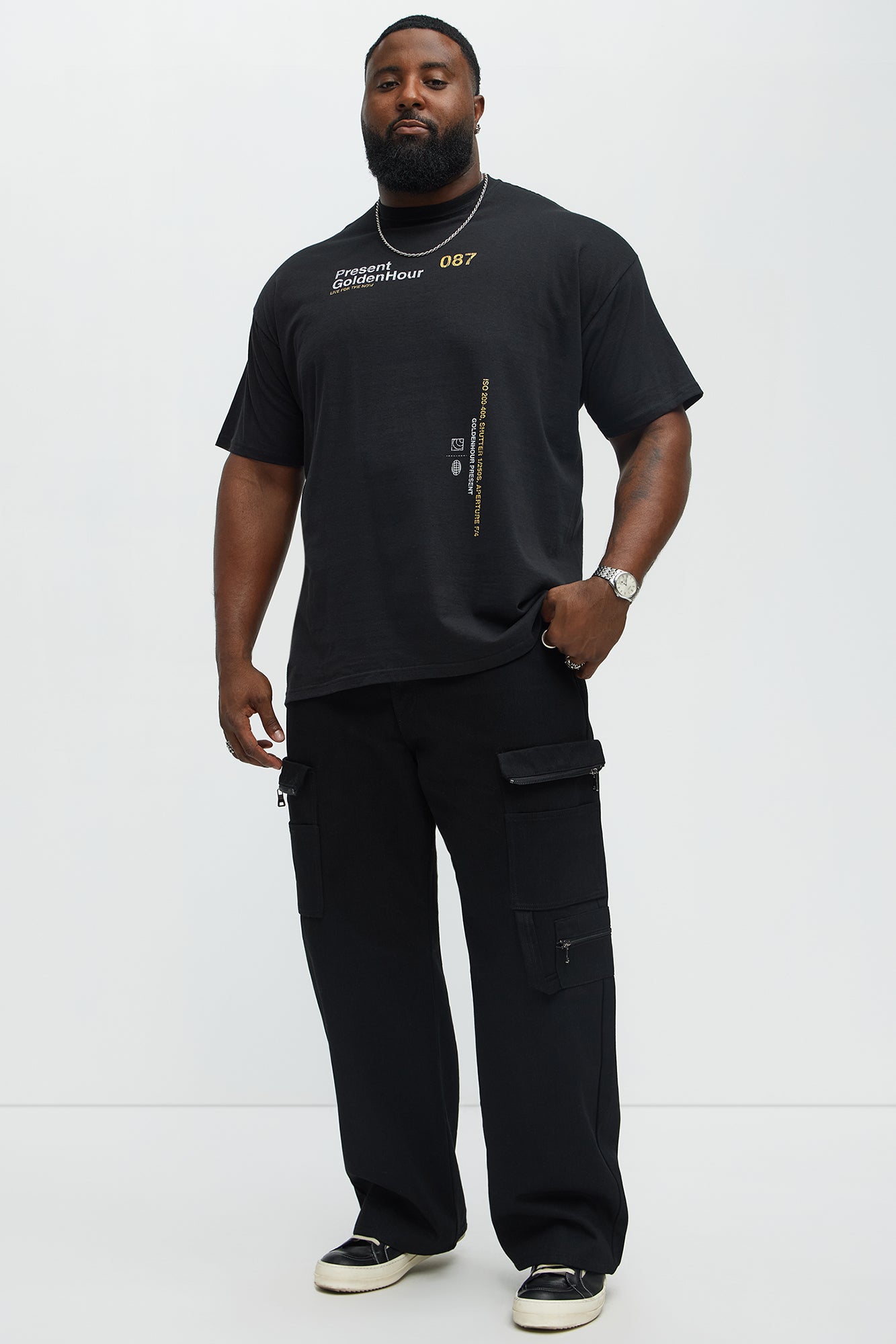 Present Golden Hour Short Sleeve Tee - Black - Image 6