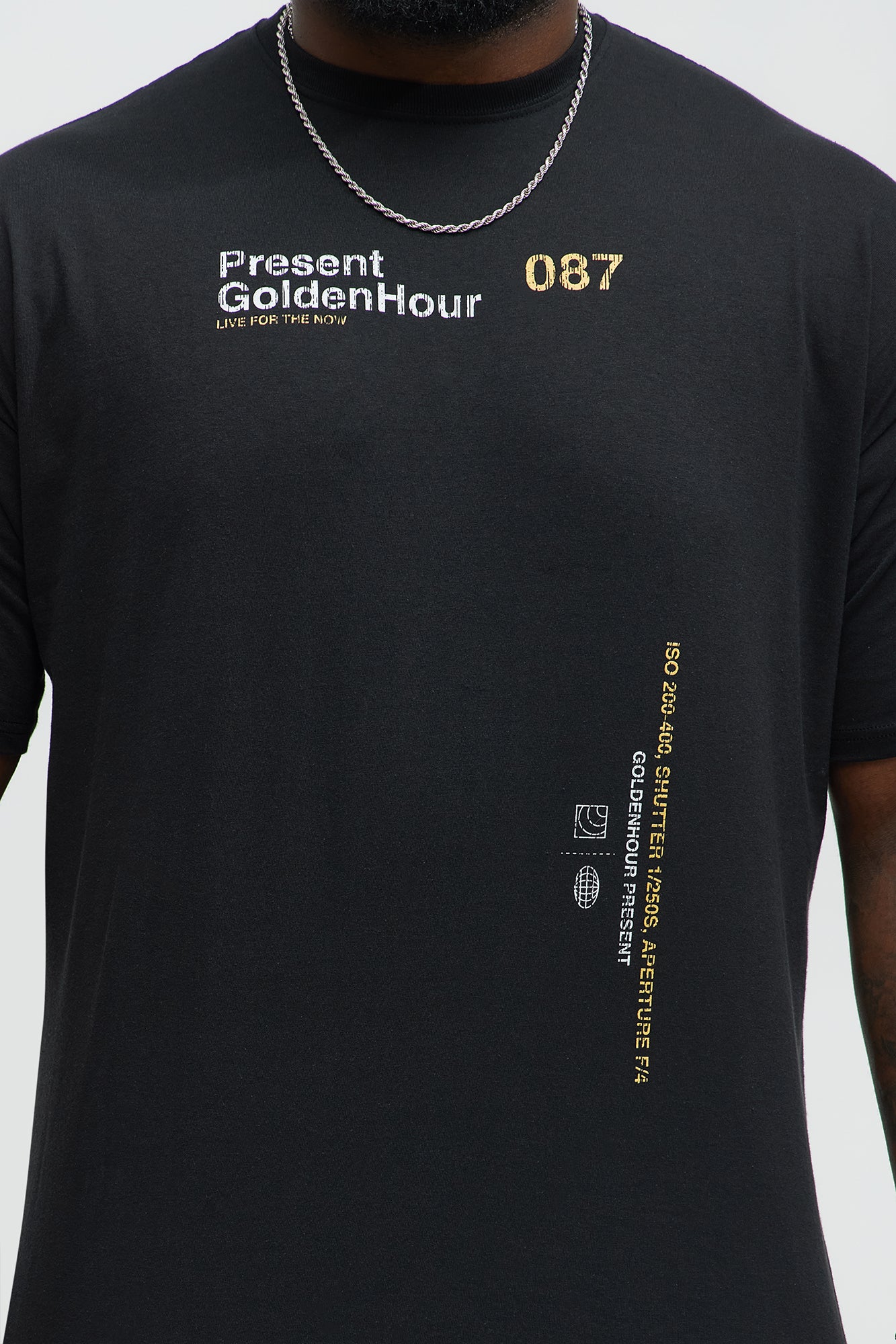 Present Golden Hour Short Sleeve Tee - Black - Image 7