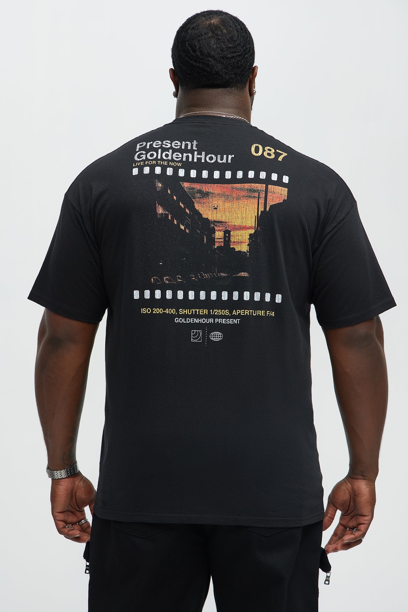 Present Golden Hour Short Sleeve Tee - Black - Image 8