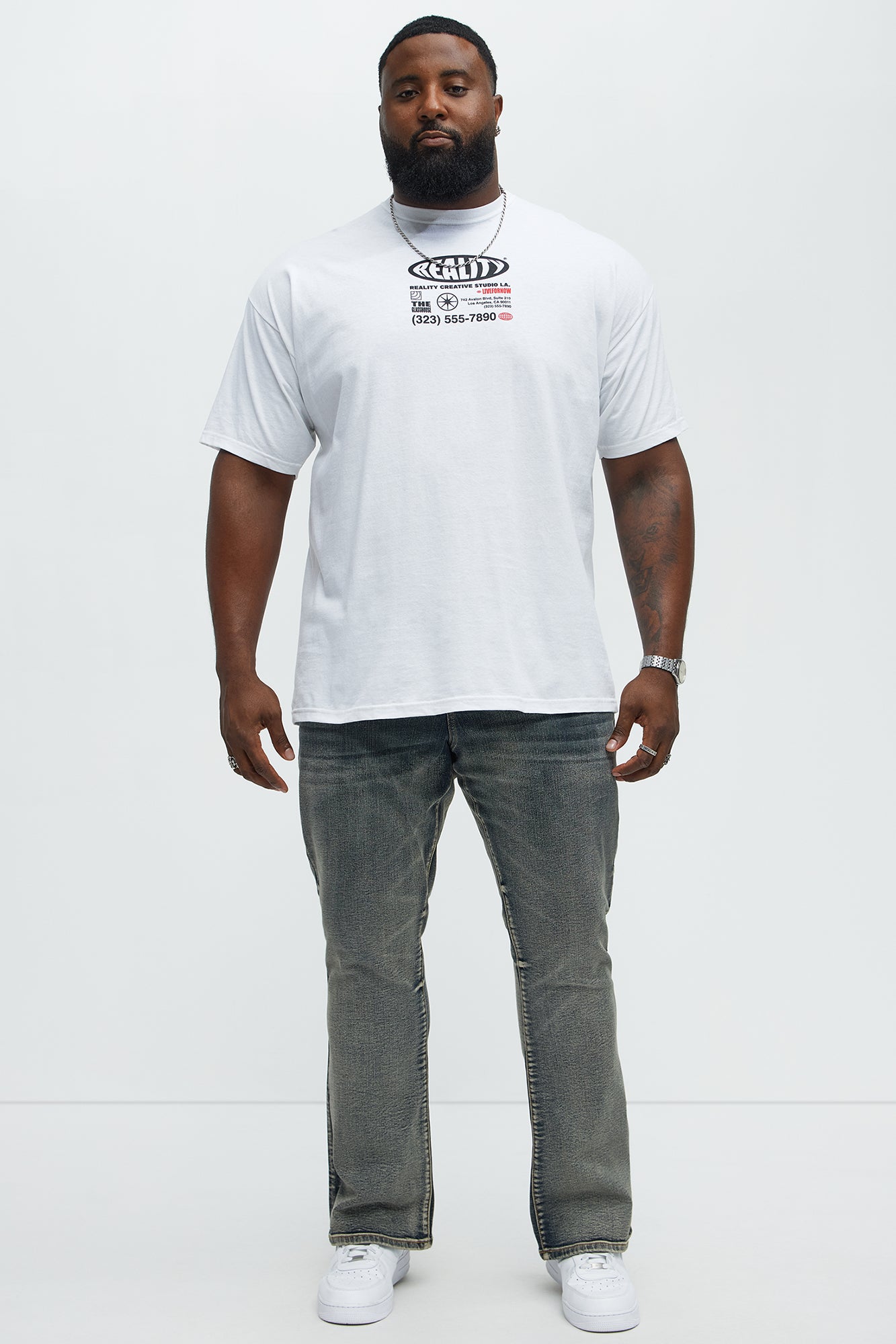 Present Golden Hour Short Sleeve Tee - White - Image 6