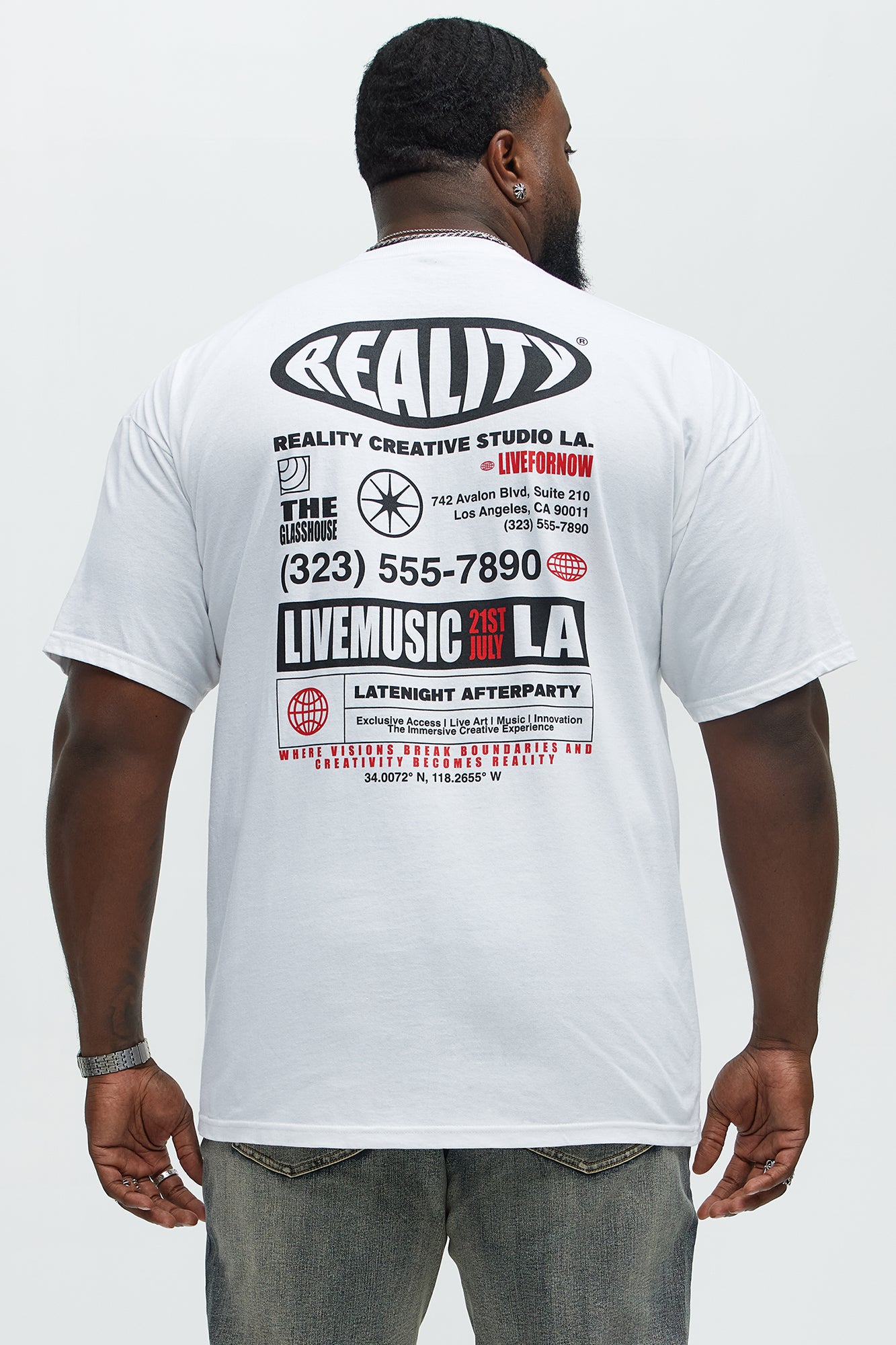 Present Golden Hour Short Sleeve Tee - White - Image 8