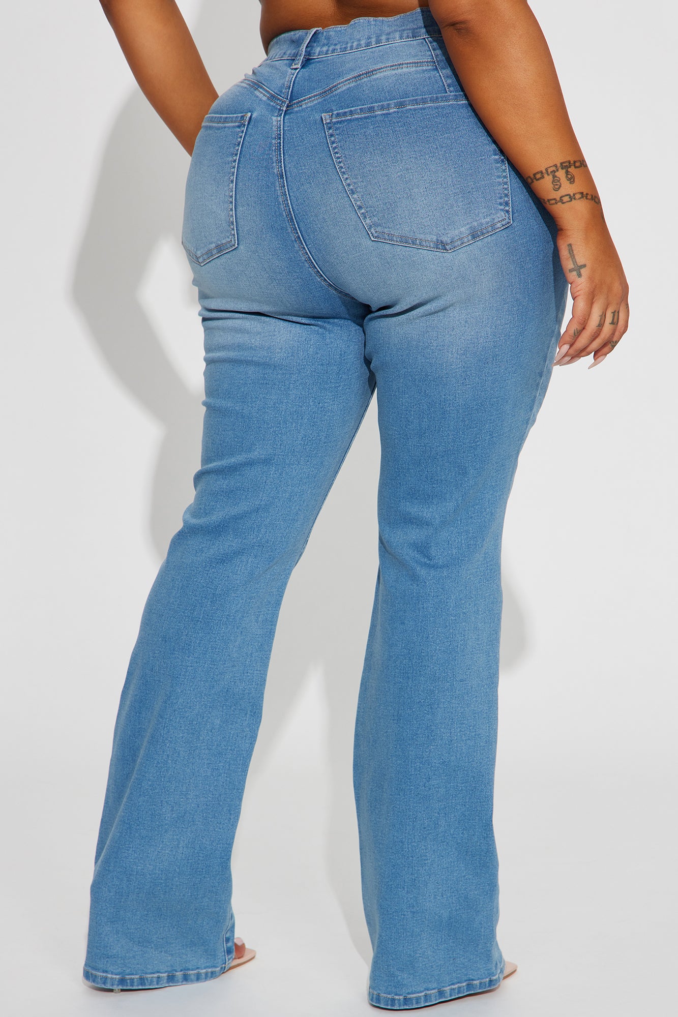 Houston Curvy Stretch Bootcut Jean - Medium Wash - Image 6