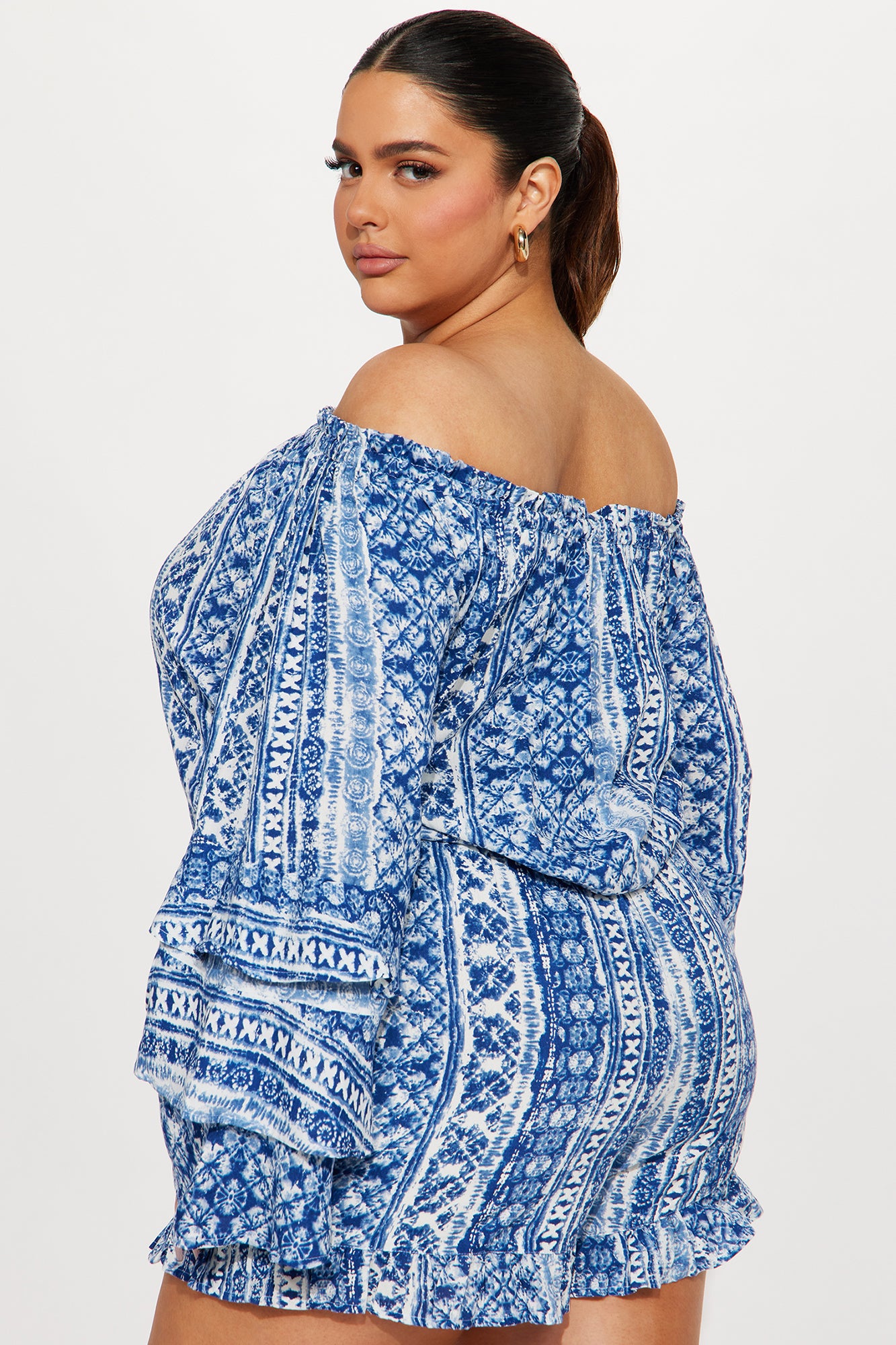 Trips To Cabo Romper - Blue/combo - Image 6
