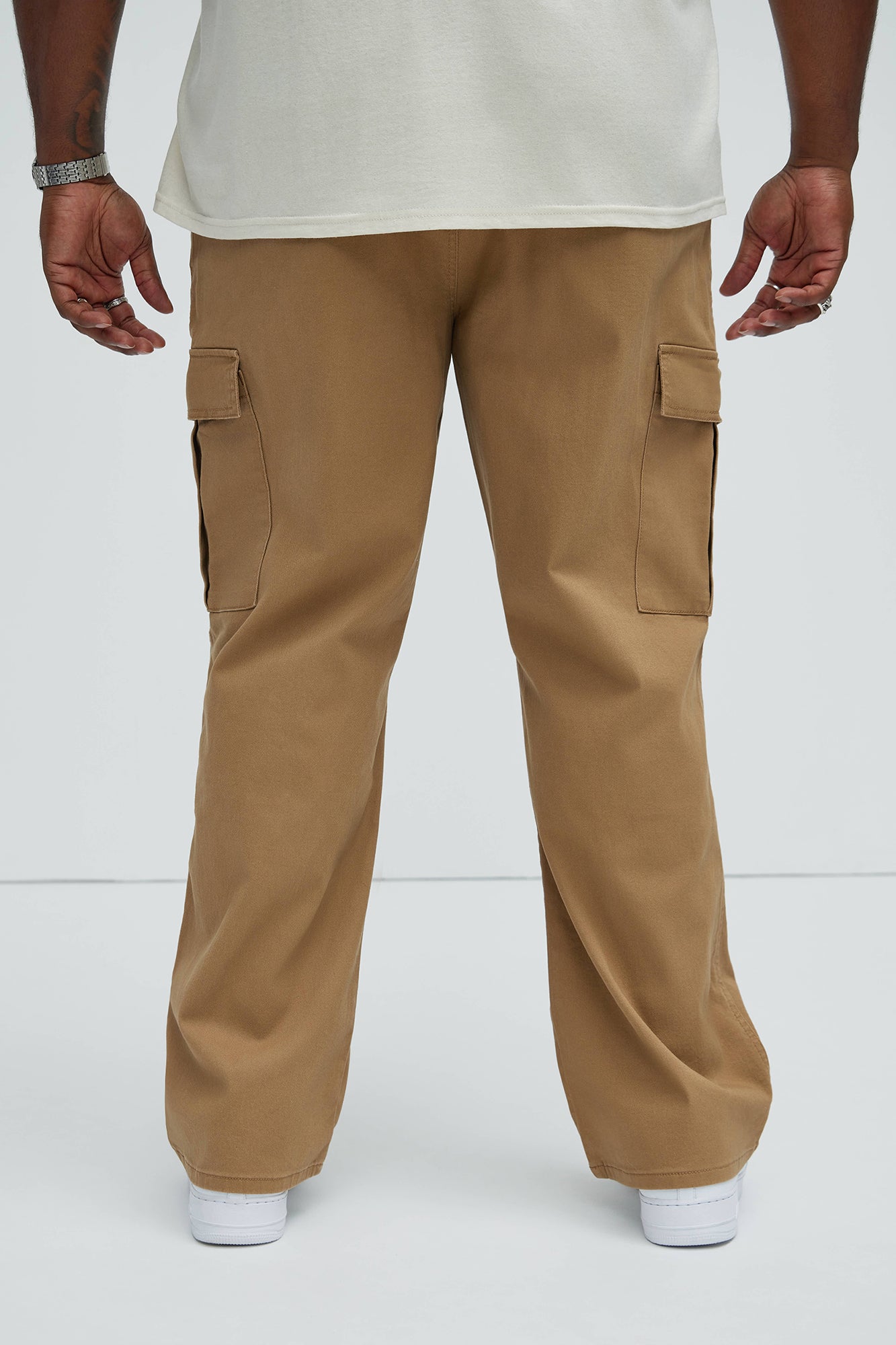 Kyle Straight Cargo Pants - Khaki - Image 7