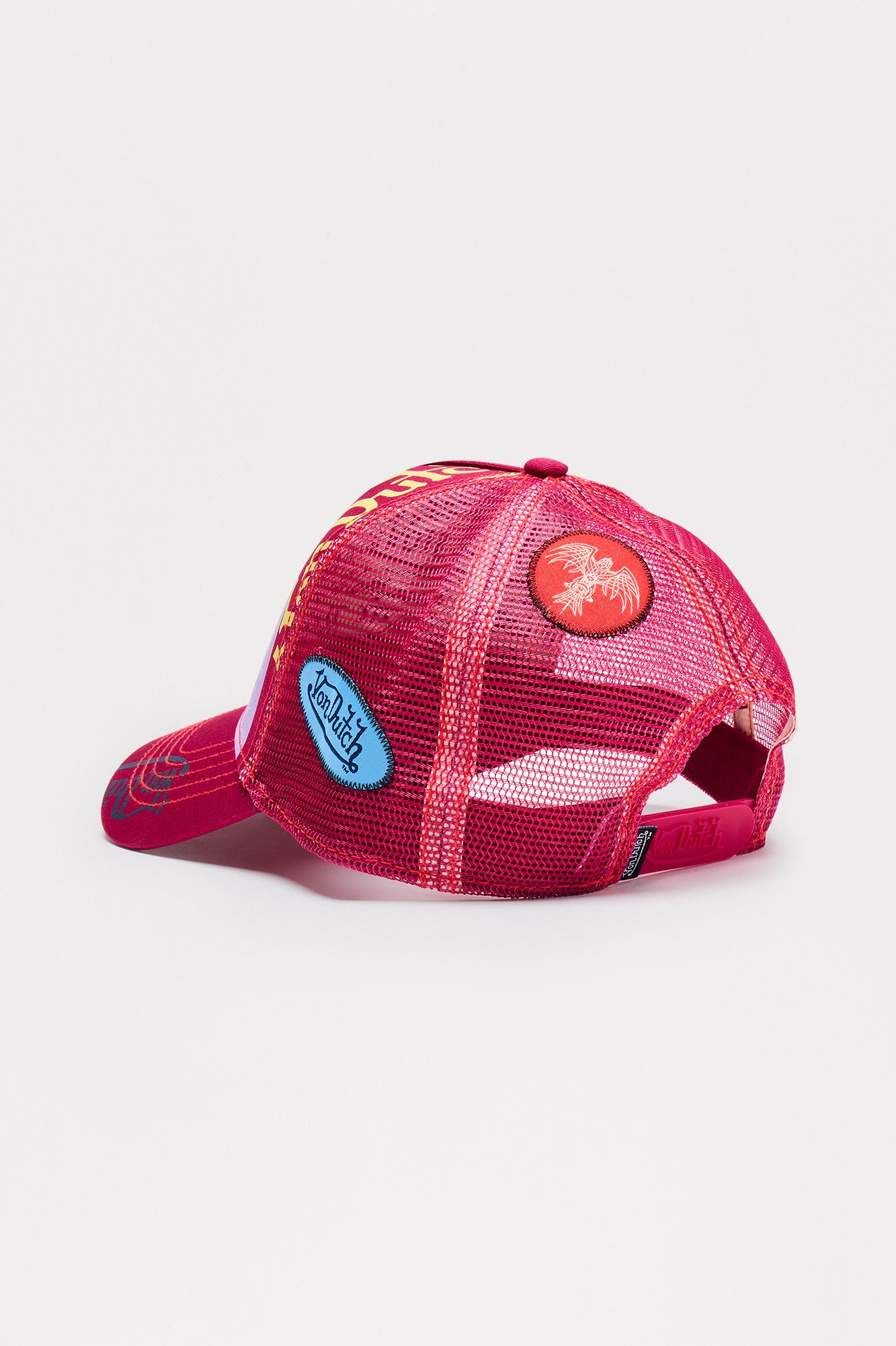 Von Dutch Magenta Montage Trucker Hat - Magenta/combo - Image 3