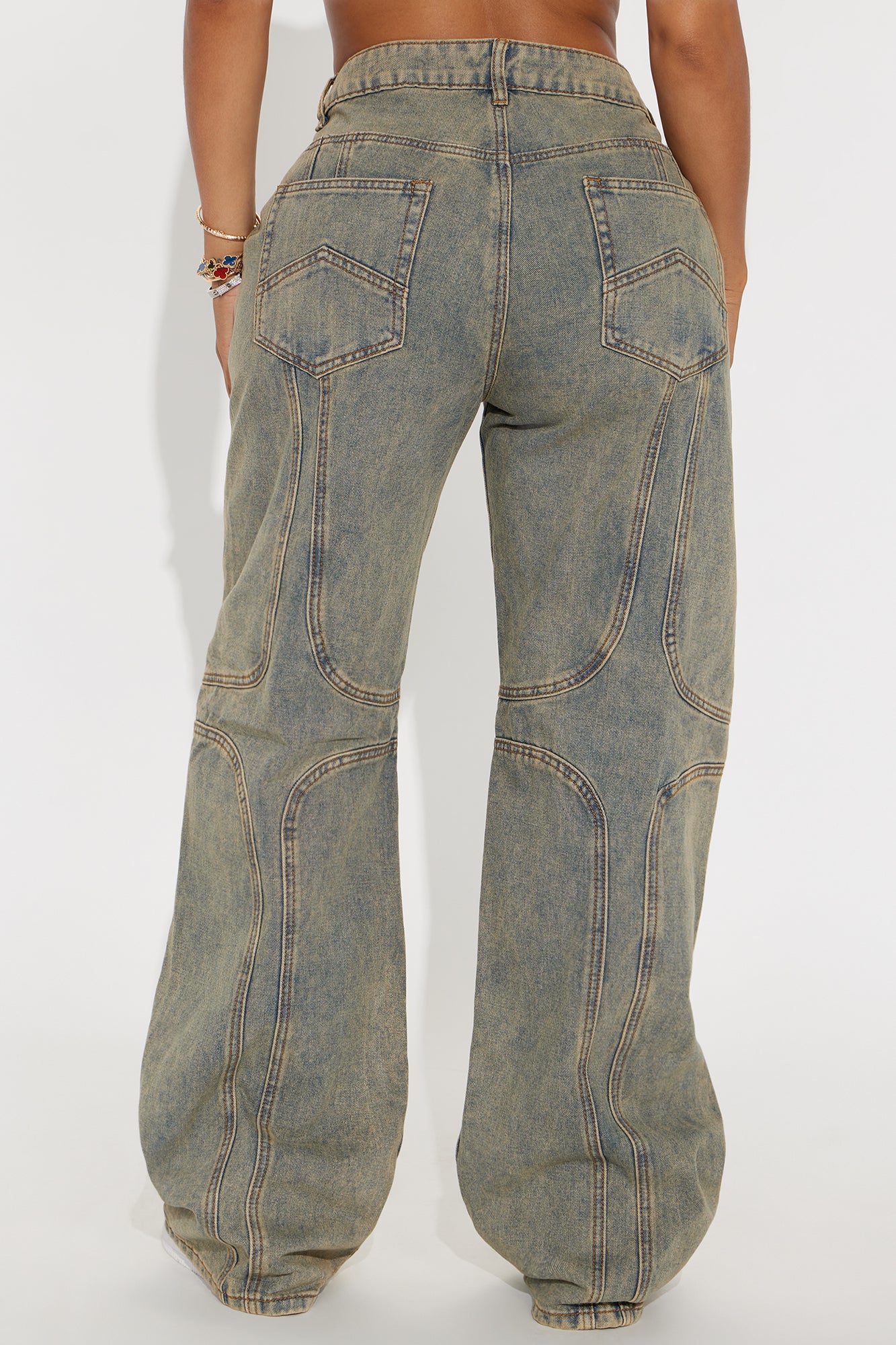 Never Mind Tinted Jeans - Vintage Wash - Image 3