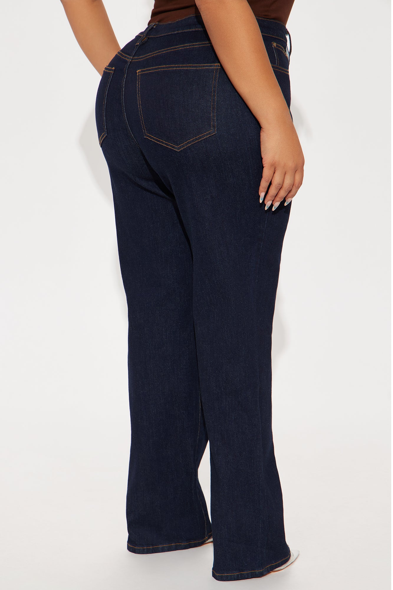 Erin Straight Leg Jeans - Dark Wash - Image 6