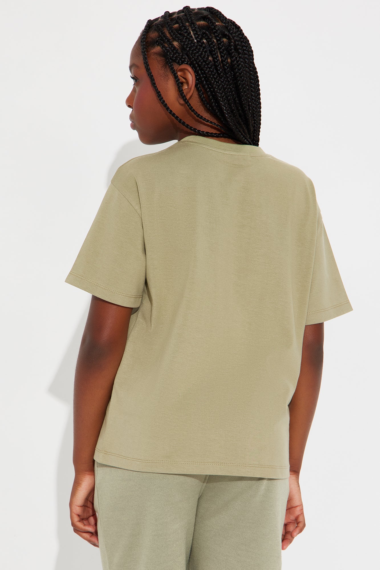 Mini All In The Melanin Short Set - Olive - Image 3
