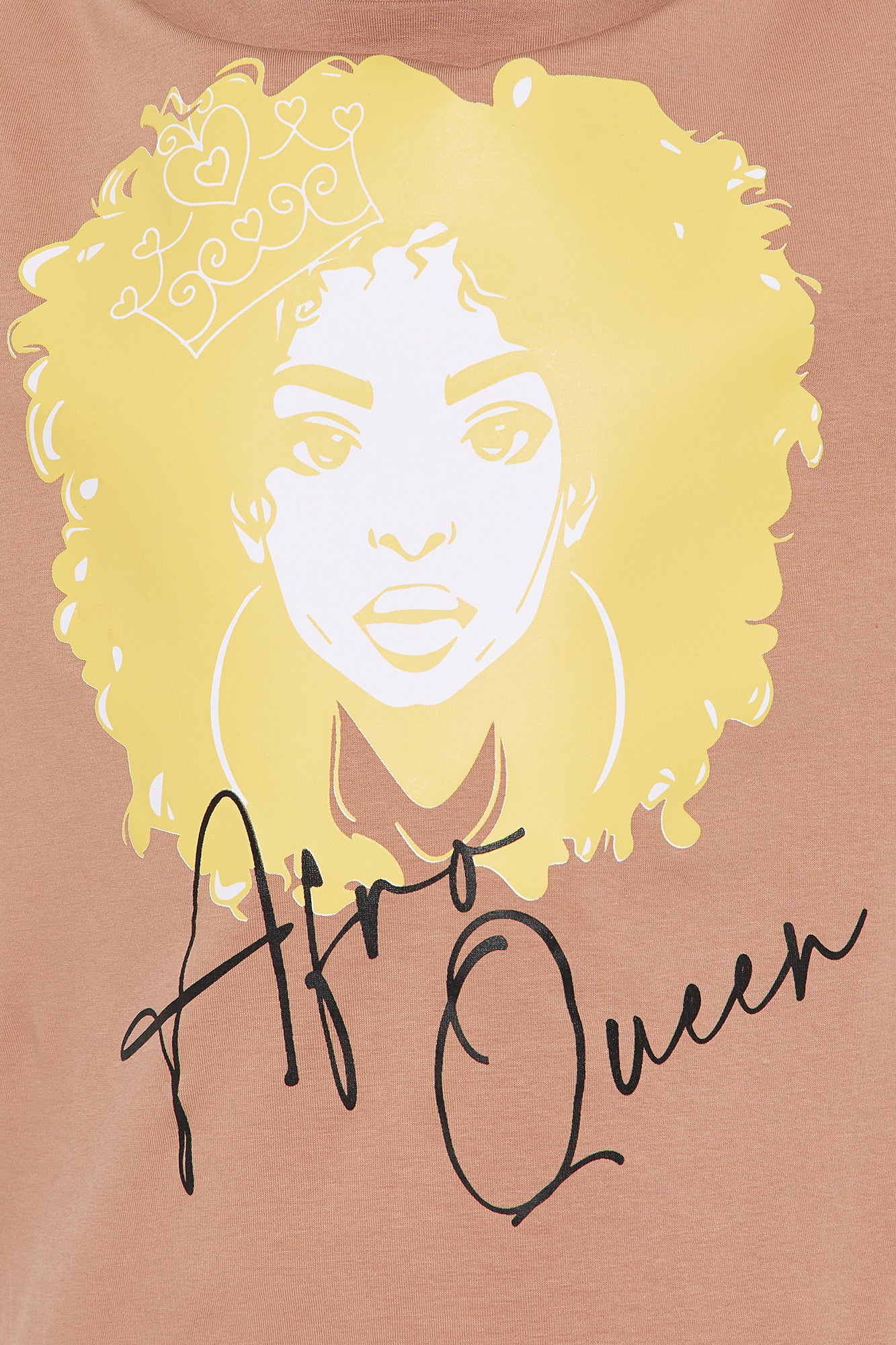 Mini Afro Queen Short Set - Mocha - Image 4