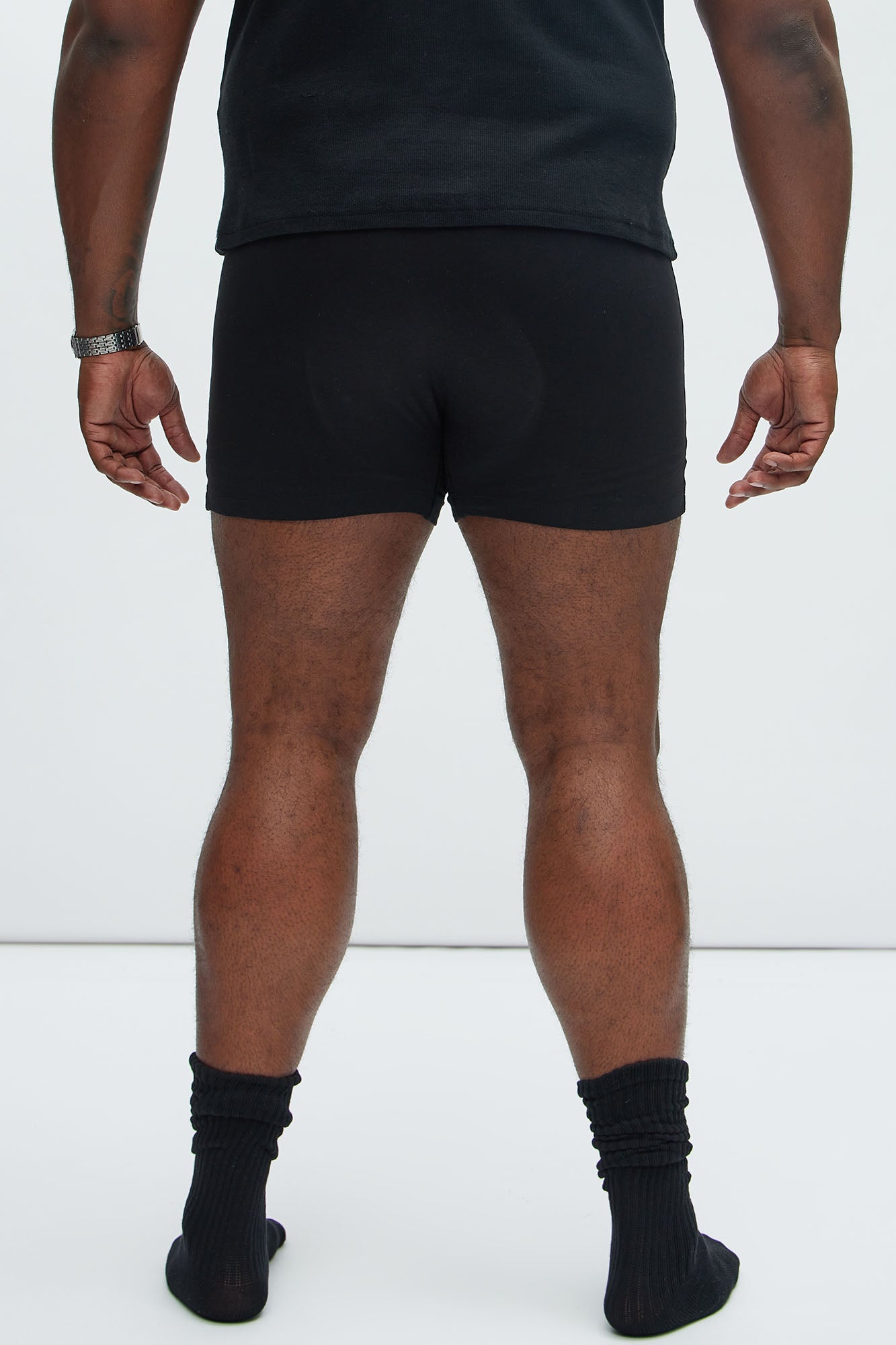 Essential Modal Boxer Brief 3 Pack - Black - Image 4