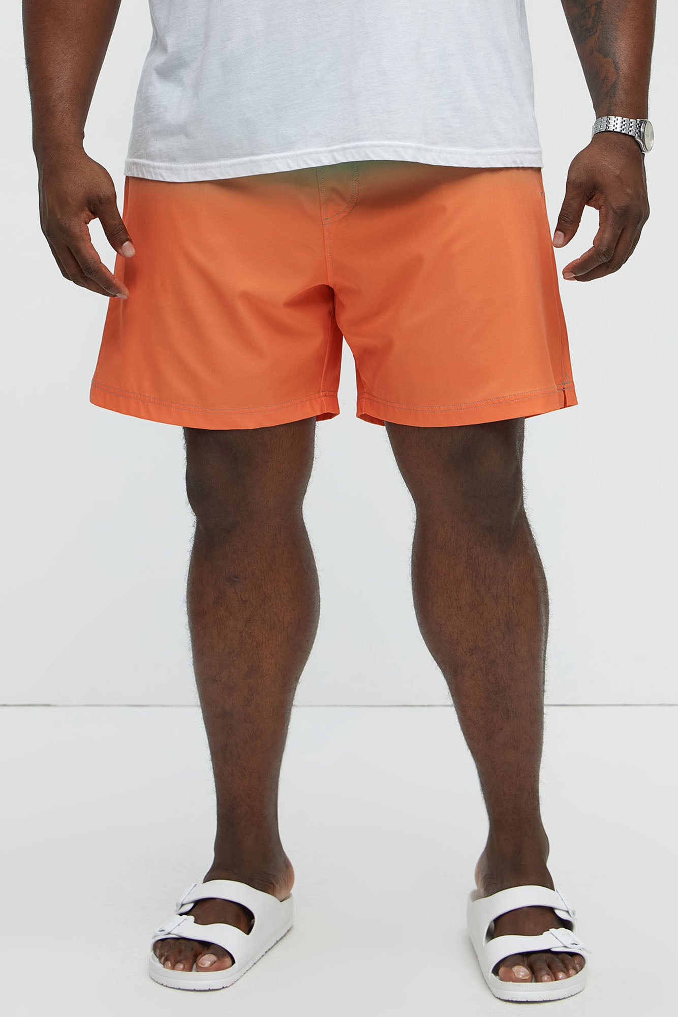 Coastal Fade Swim Classic Trunk - Orange/combo - Image 5