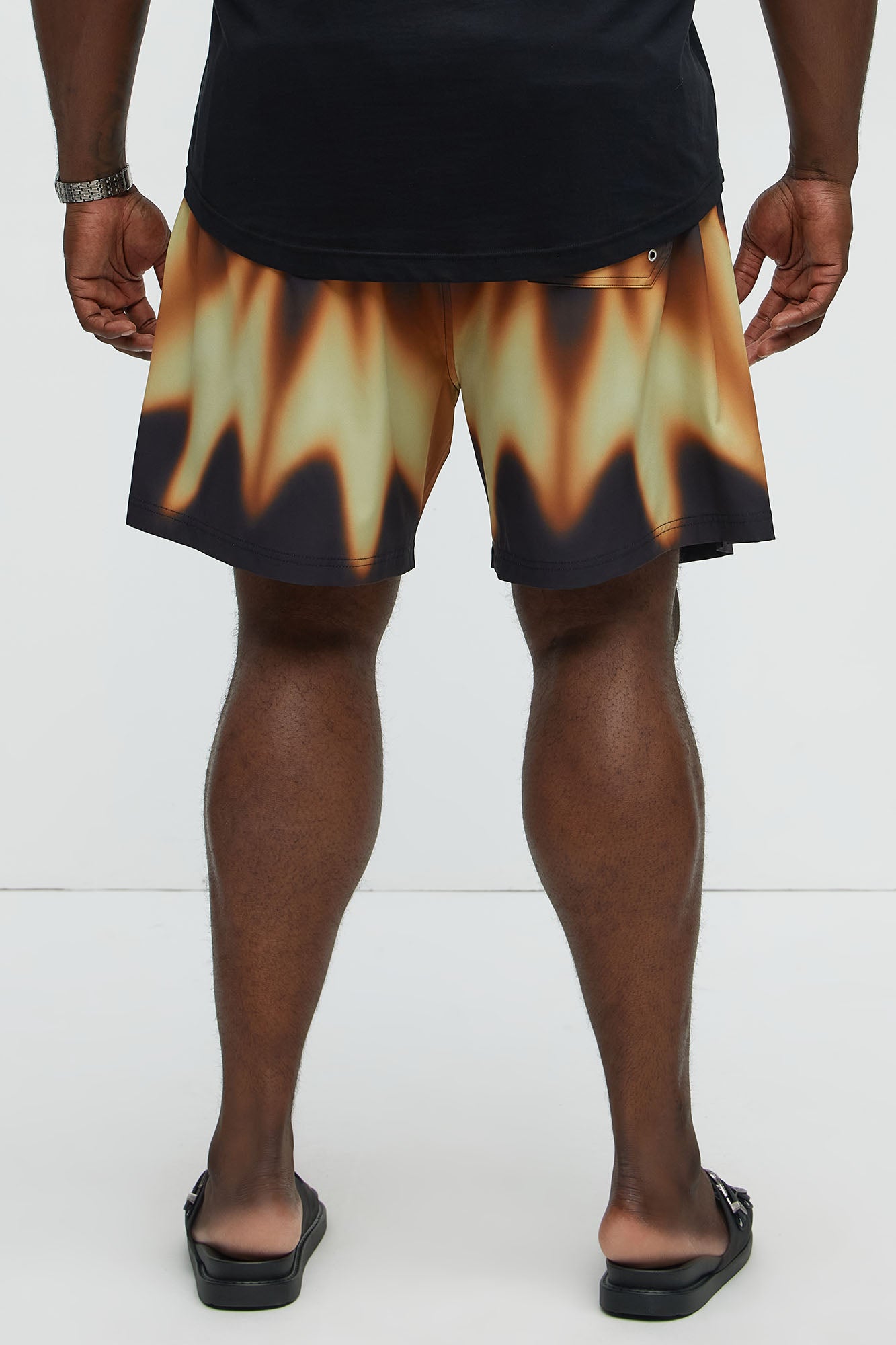 Echo Wave Swim Classic Trunk - Brown/combo - Image 8