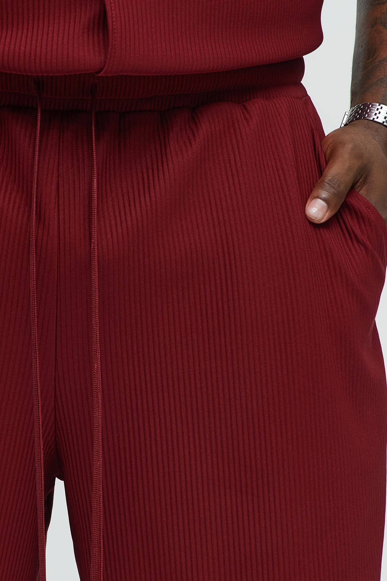 Show Up Basketball Short - Burgundy - Image 7