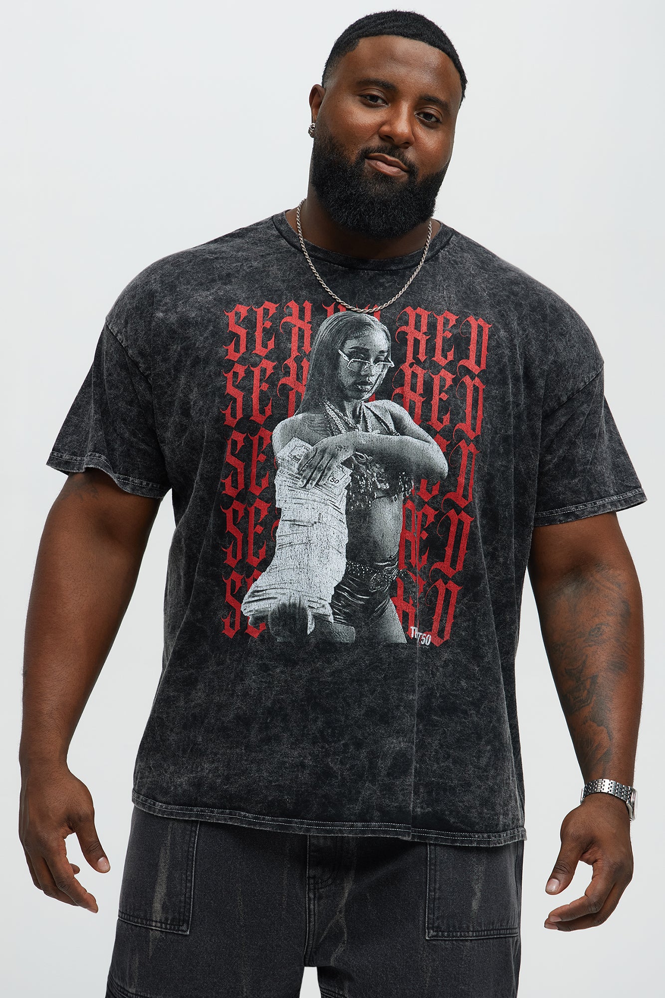 Sexy Red Get It Sexyy Short Sleeve Tee - Black - Image 5