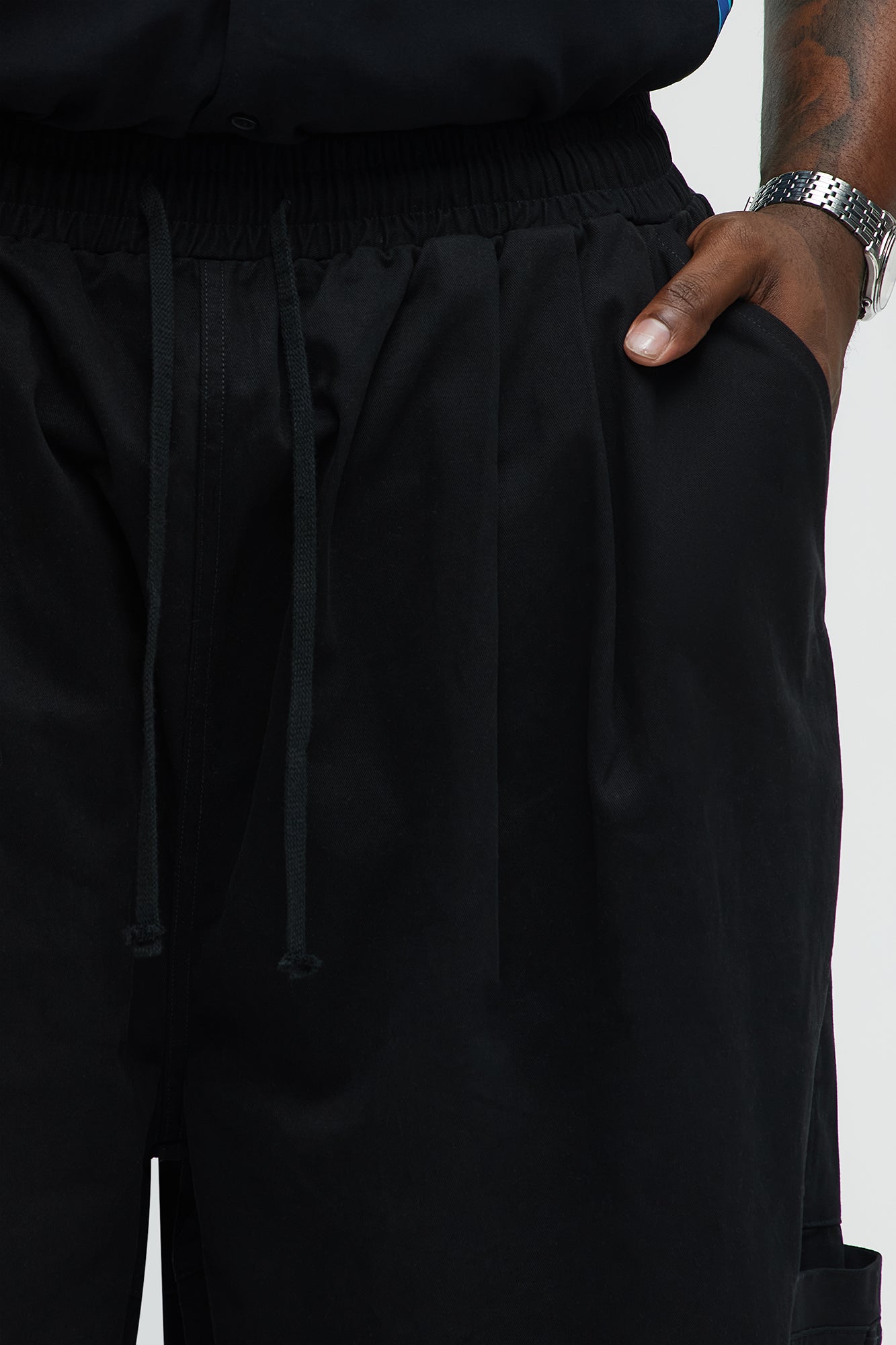 Baggy Damn Right Pants - Black - Image 7
