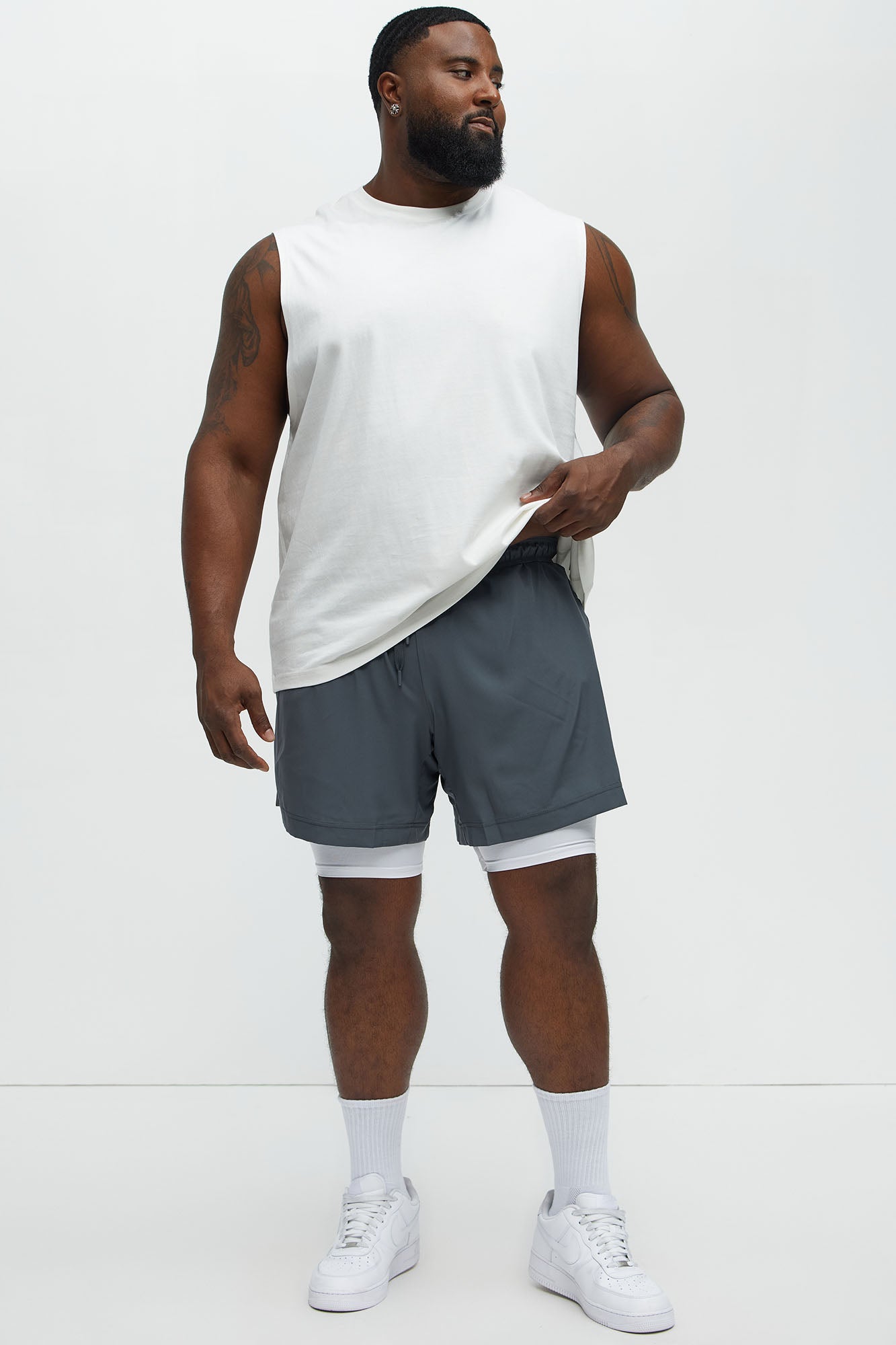 Vital Base Layer Compression Short - White - Image 8
