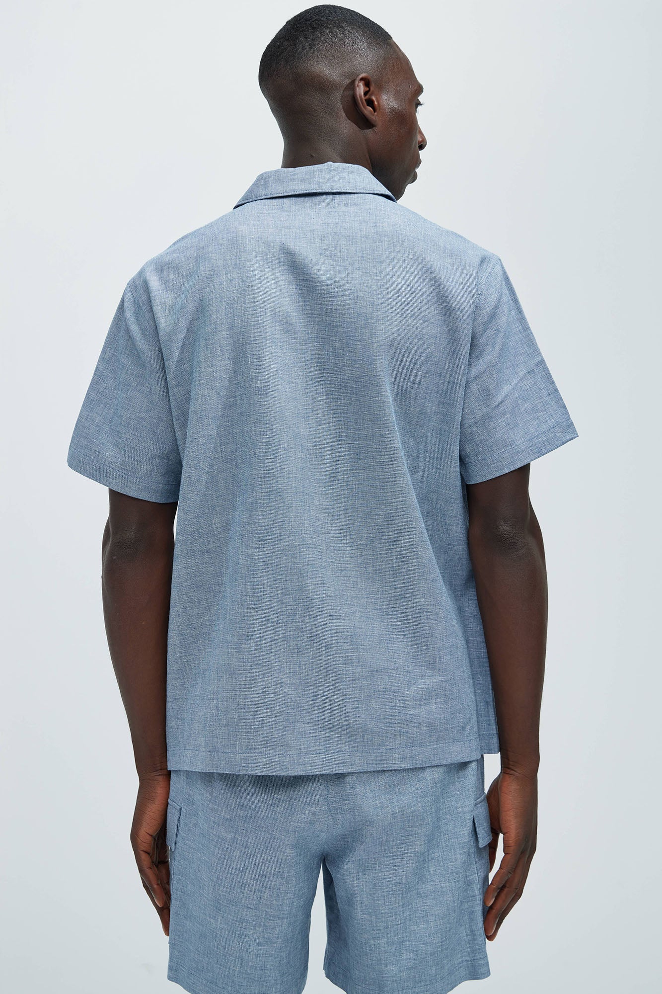 Bahamas Linen Shirt - Blue - Image 3