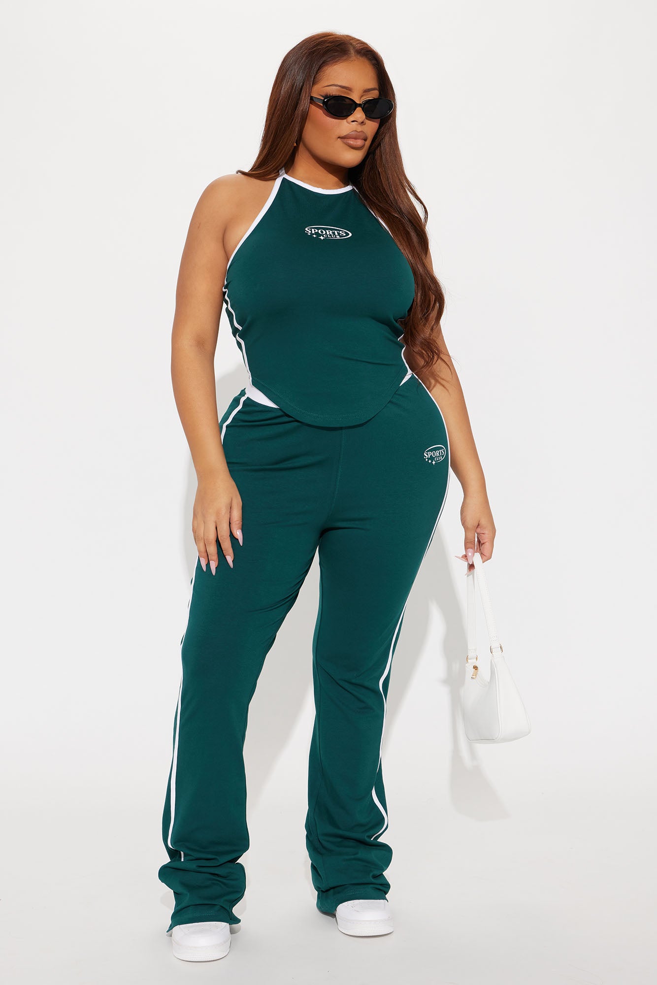 Sports Club Halter Pant Set - Hunter - Image 4