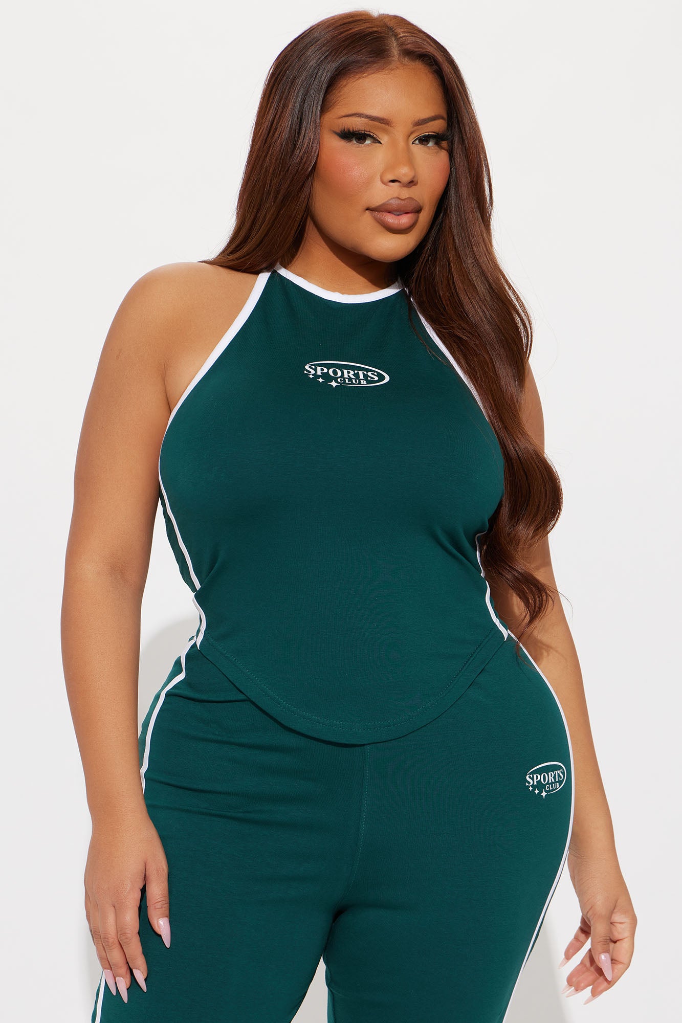 Sports Club Halter Pant Set - Hunter - Image 5