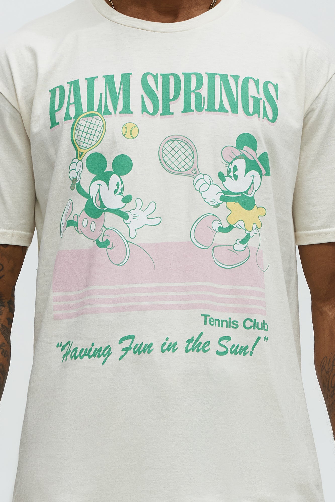 Disney Tennis Club Short Sleeve Tee - Natural - Image 3