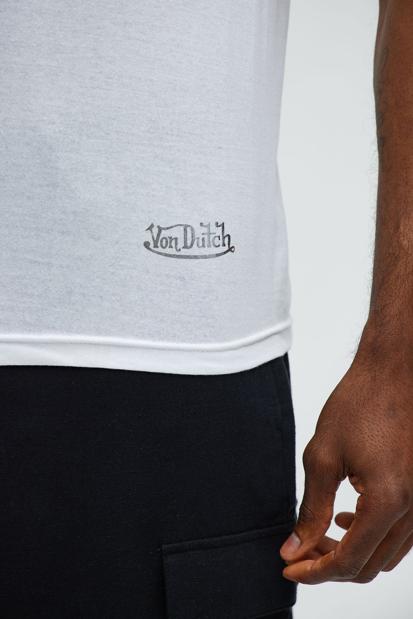 4 Pack Of Von Dutch Tees - White - Image 3