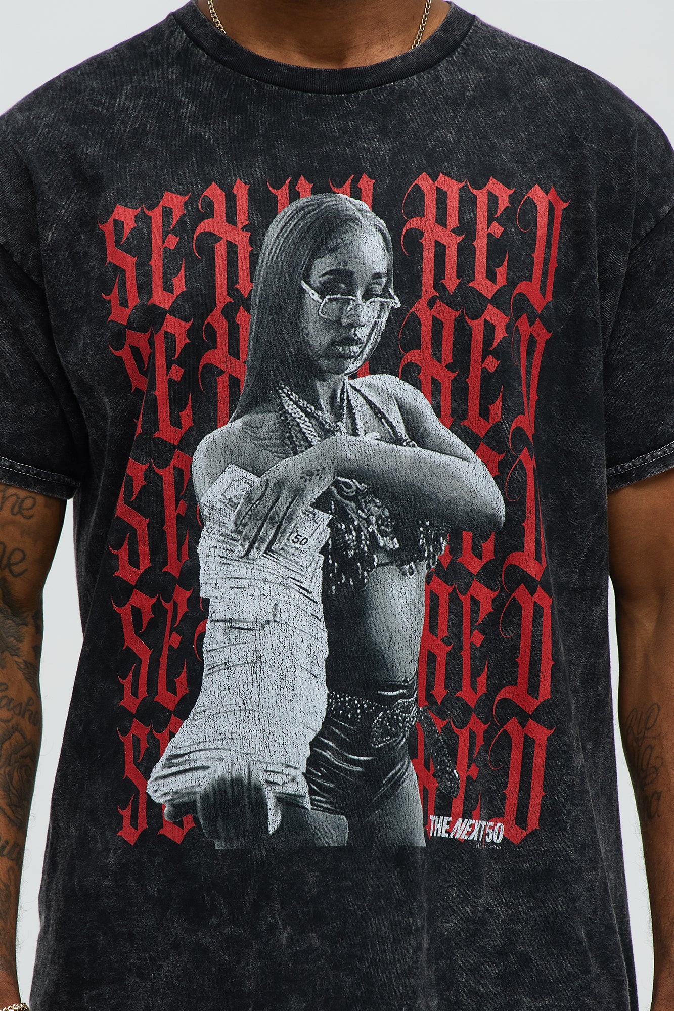 Sexy Red Get It Sexyy Short Sleeve Tee - Black - Image 3