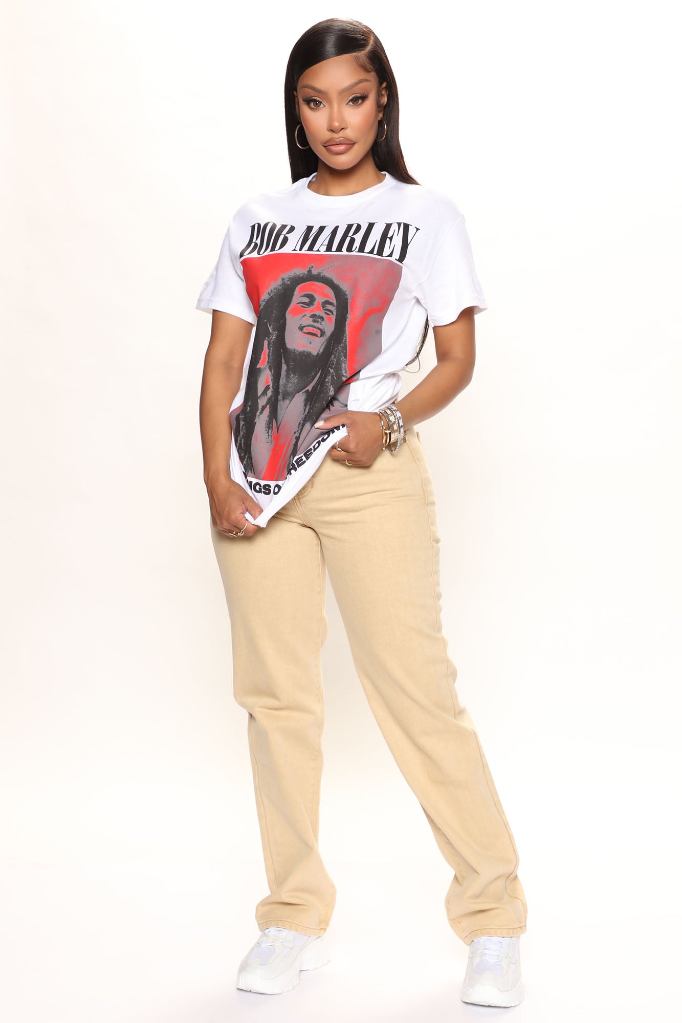 Bob Marley Songs Of Freedom Tee - White - Image 3