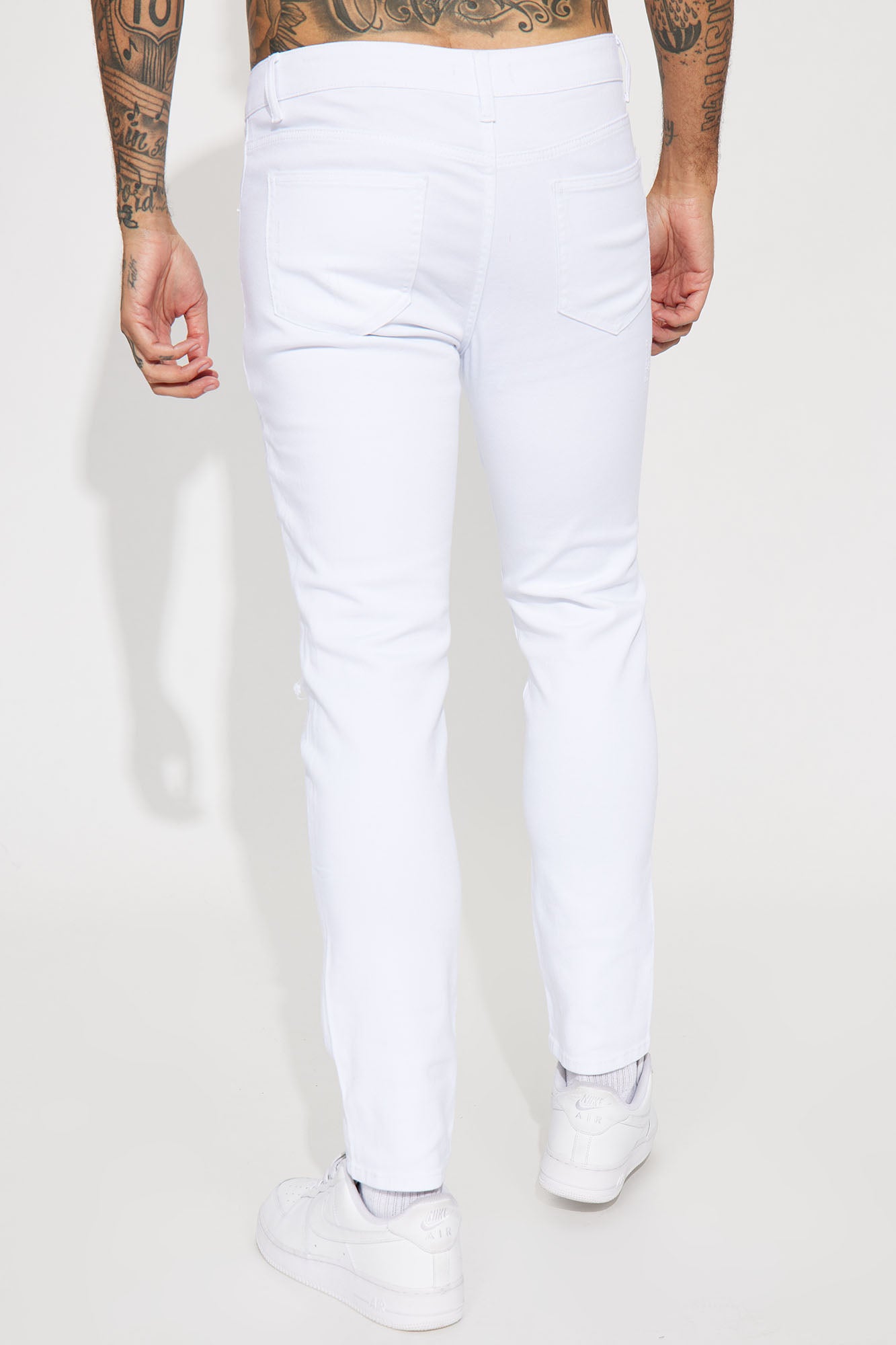 Reel It In Skinny Jean - White - Image 5