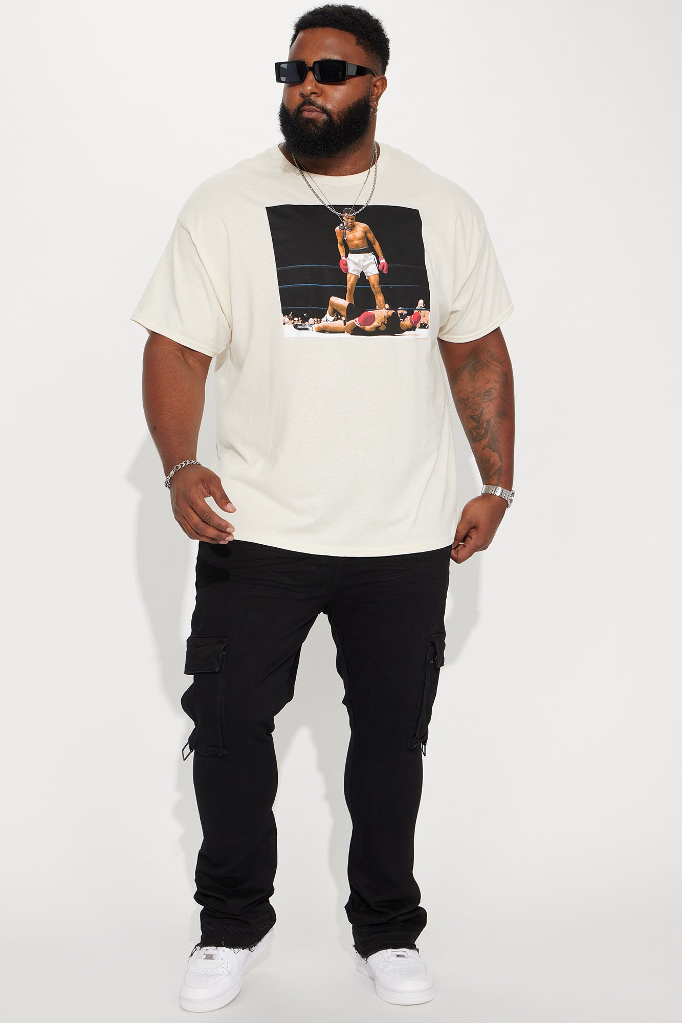 ALI 2 Short Sleeve Tee - Cream - Image 8