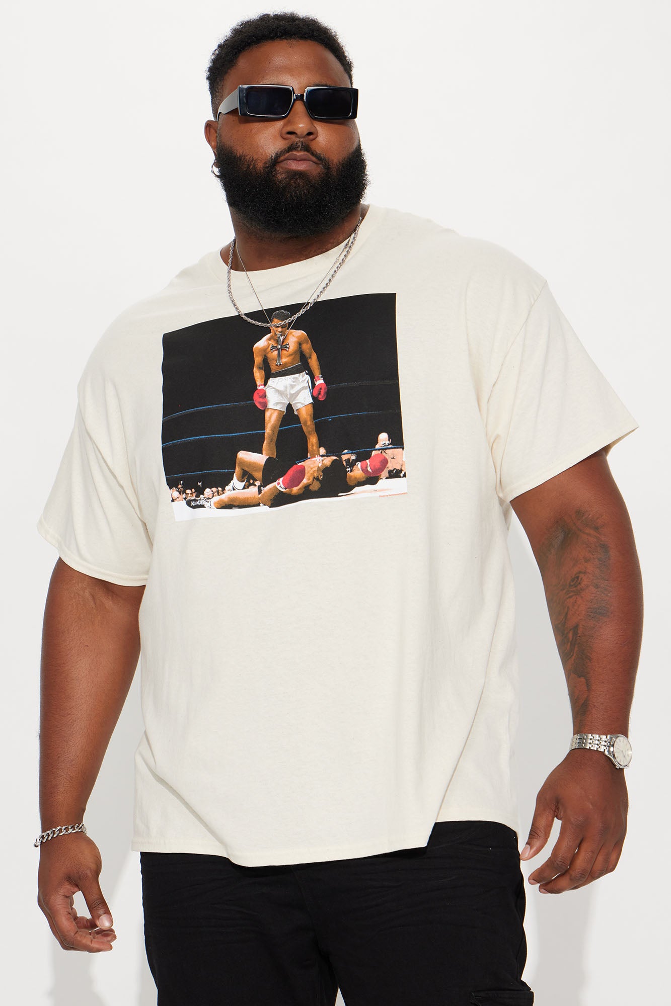 ALI 2 Short Sleeve Tee - Cream - Image 6